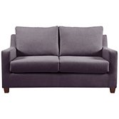 John Lewis Bizet Small Sofa Bed with Open Sprung Mattress, Purple, width 158cm