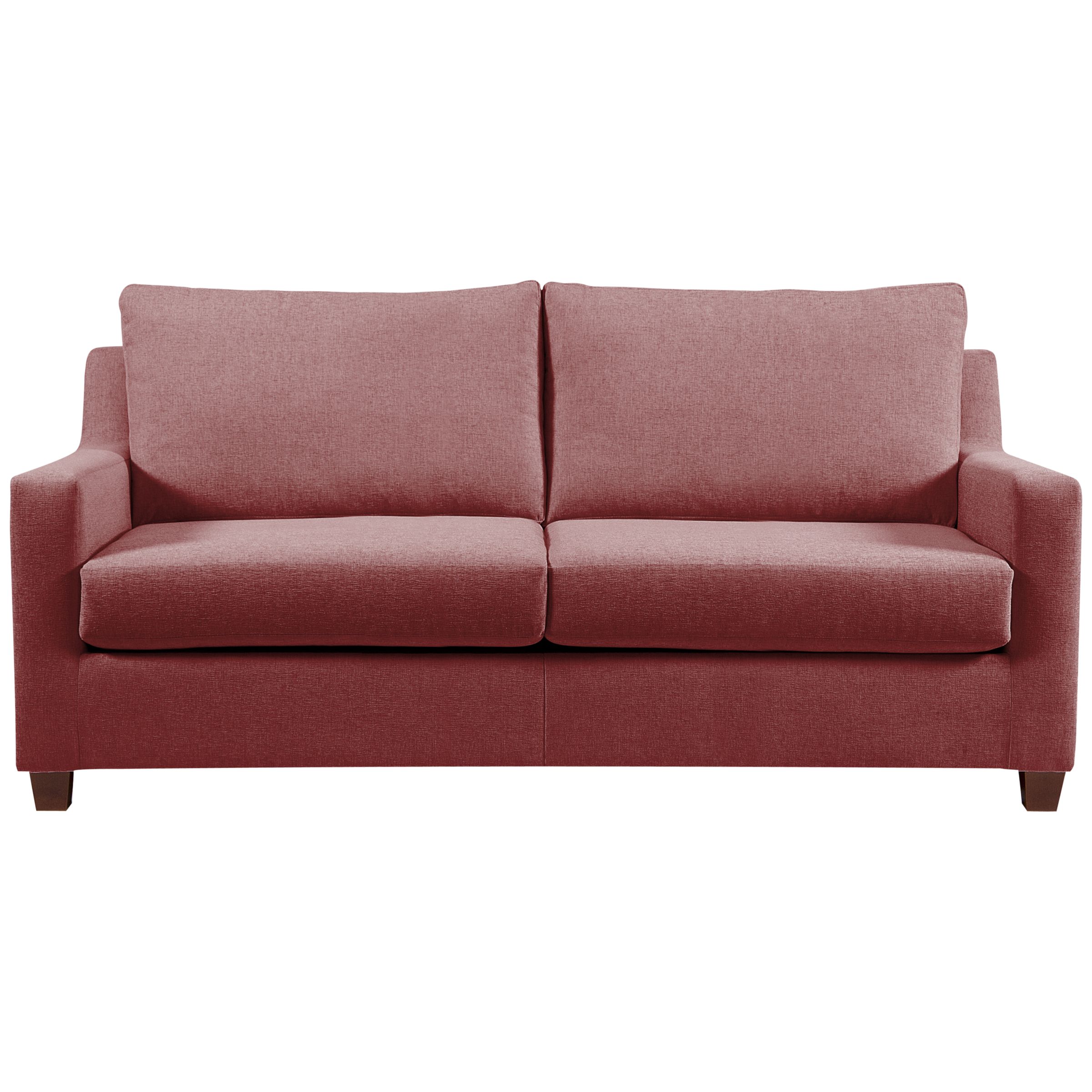 John Lewis Bizet Large Sofa Bed with Memory Foam Matress, Red, width 208cm