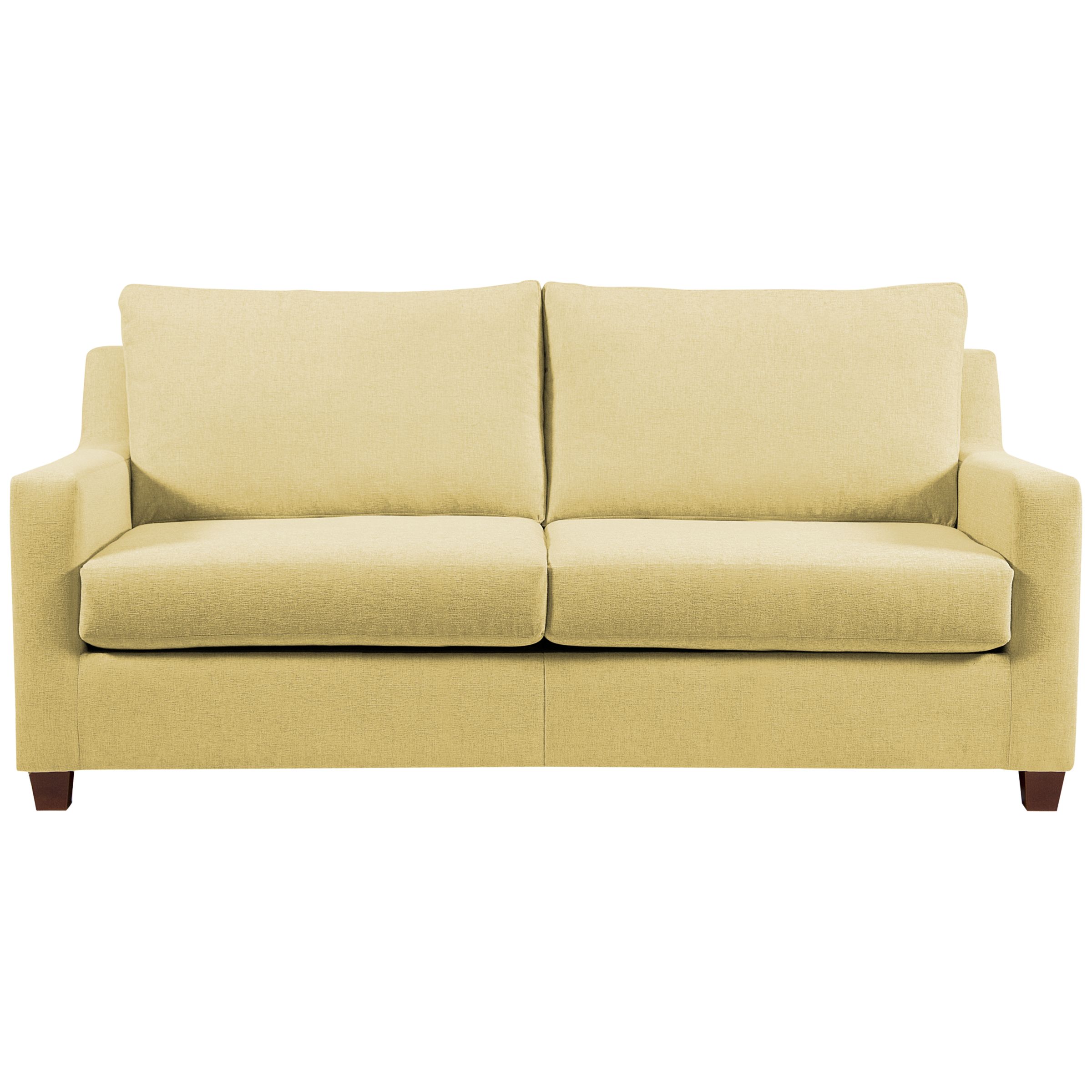 John Lewis Bizet Large Sofa Bed with Open Sprung Mattress, Gold, width 208cm