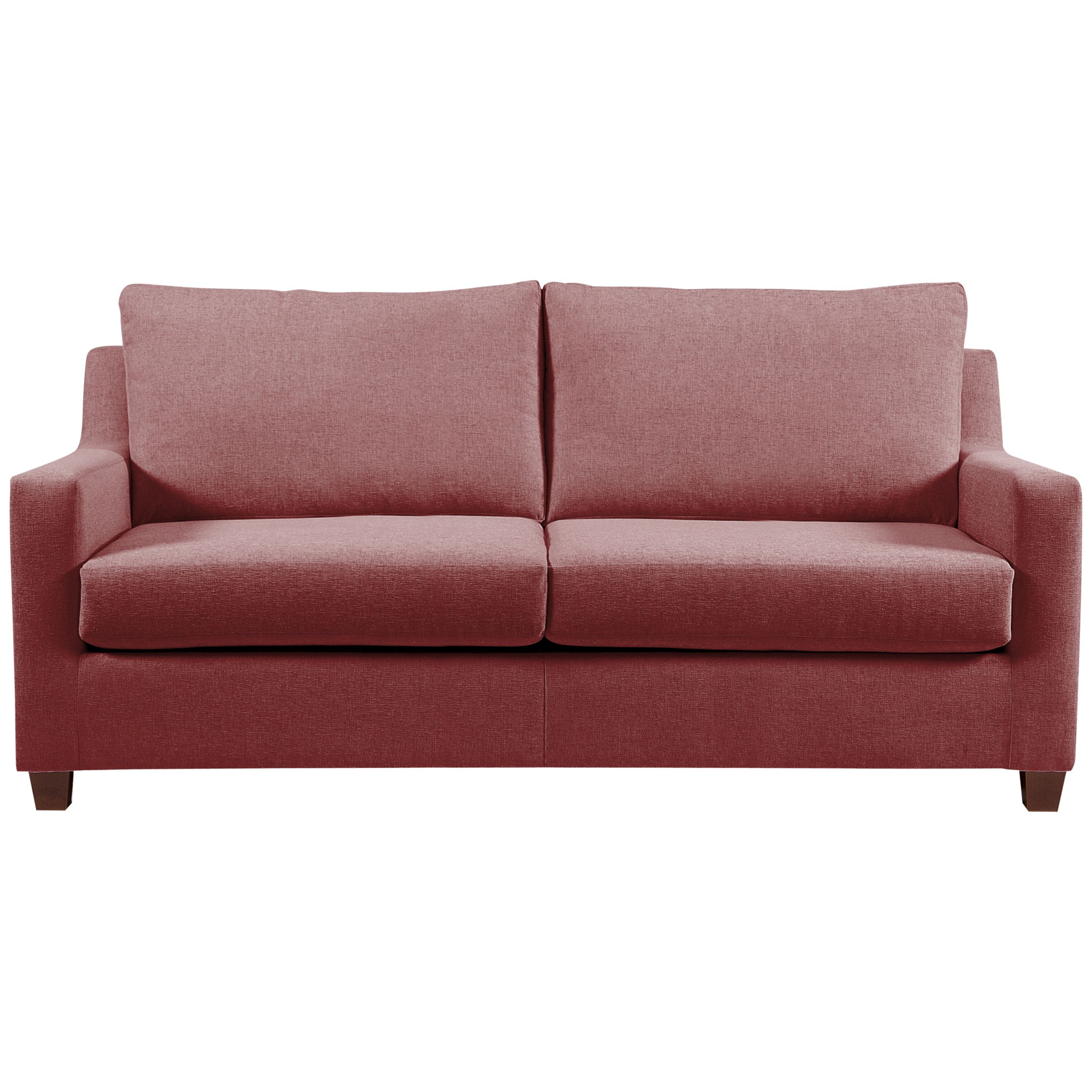 John Lewis Bizet Large Sofa Bed with Open Sprung Mattress, Red, width 208cm