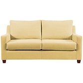 John Lewis Bizet Medium Sofa Bed with Memory Foam Mattress, Gold, width 178cm