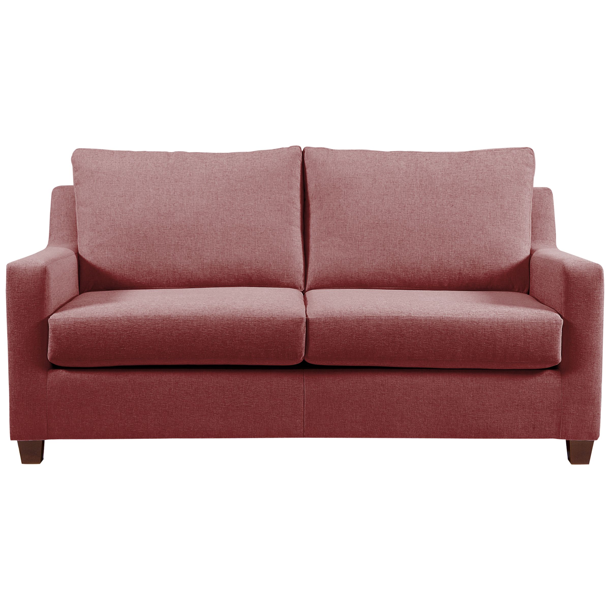 John Lewis Bizet Medium Sofa Bed with Memory Foam Mattress, Red, width 178cm