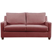John Lewis Bizet Medium Sofa Bed with Memory Foam Mattress, Red, width 178cm