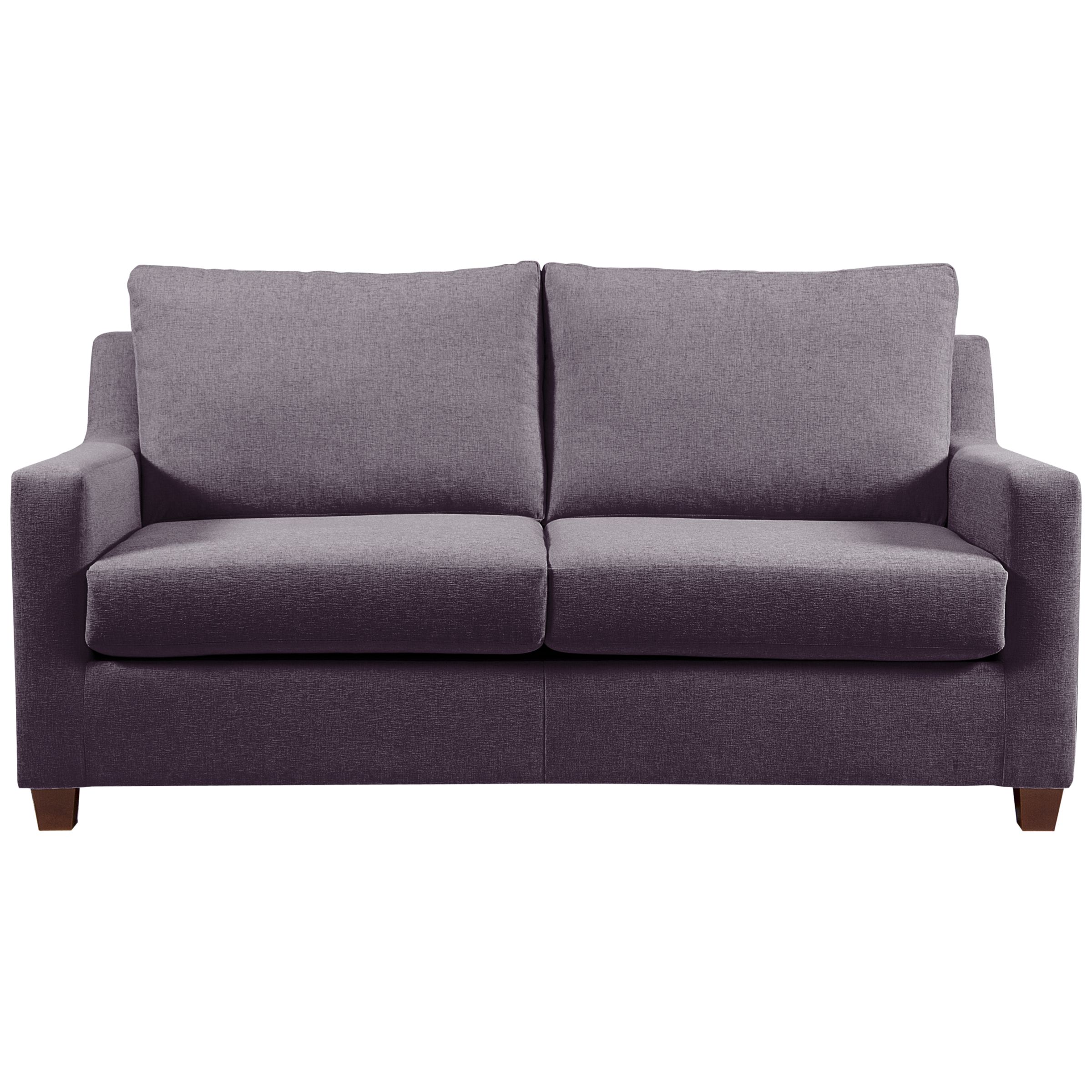 John Lewis Bizet Medium Sofa Beds with Open Sprung Mattress, Purple, width 178cm