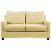 John Lewis Bizet Small Sofa Bed with Memory Foam Mattress, Gold, width 158cm