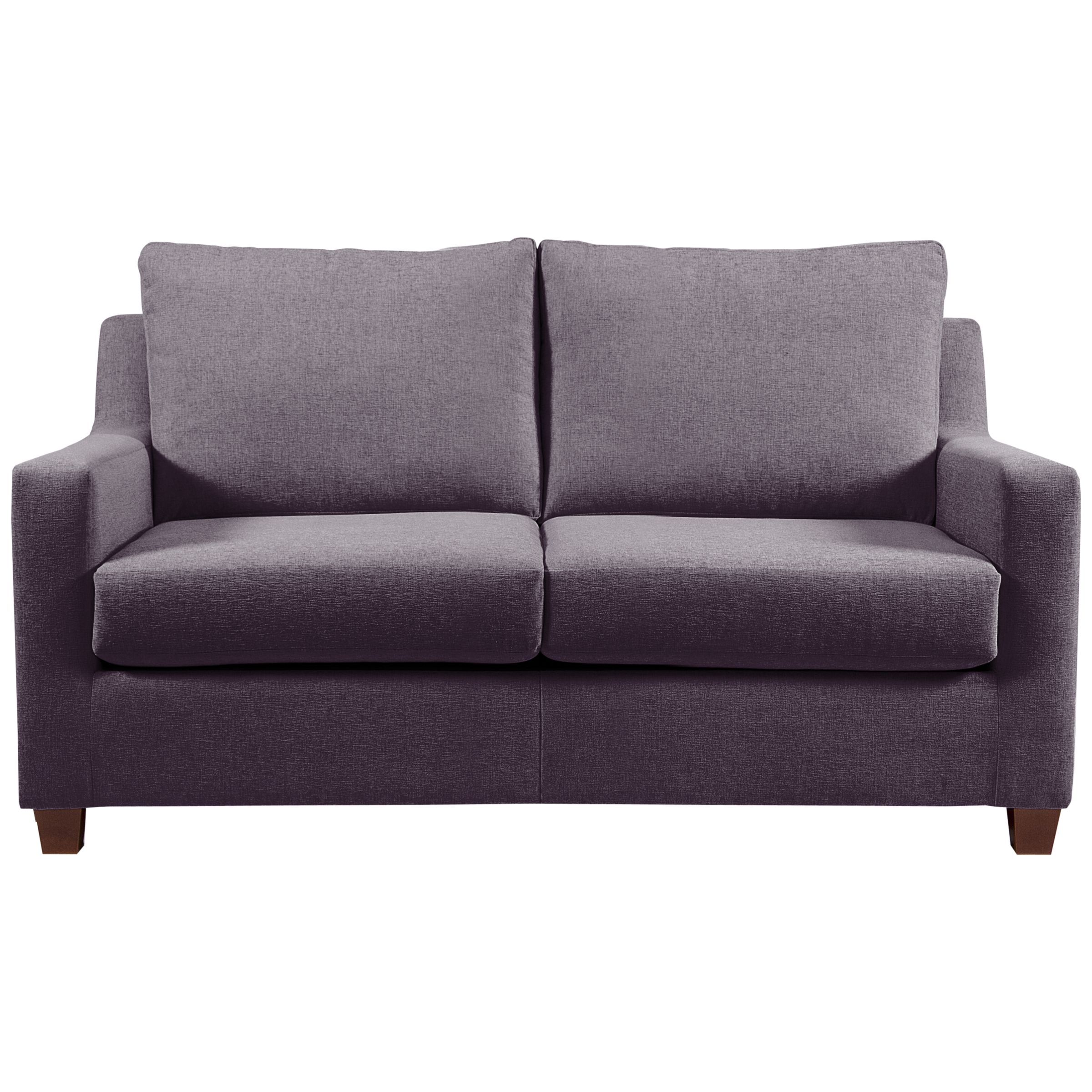 John Lewis Bizet Small Sofa Bed with Pocket Sprung Mattress, Purple, width 158cm