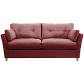 John Lewis Chopin Grand Sofa, Scarlet, width 214cm