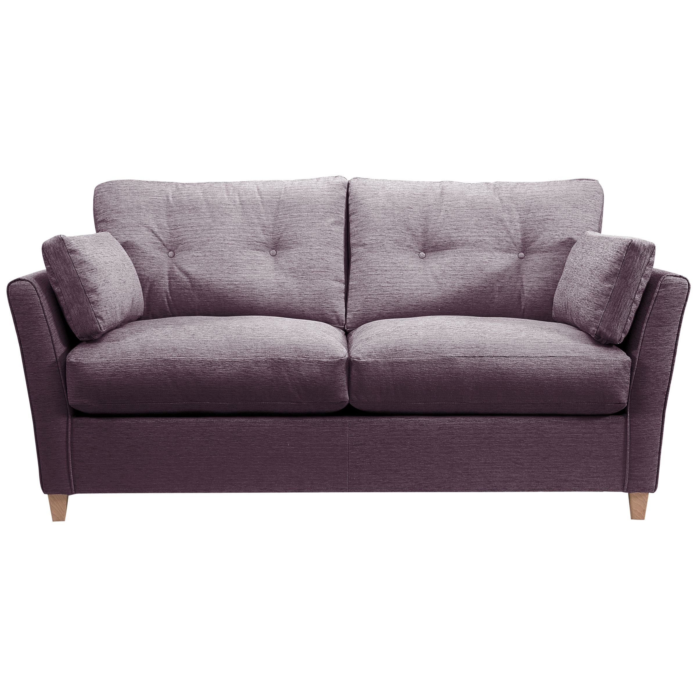 John Lewis Chopin Medium Sofa, Damson, width 184cm