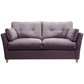 John Lewis Chopin Medium Sofa, Damson, width 184cm