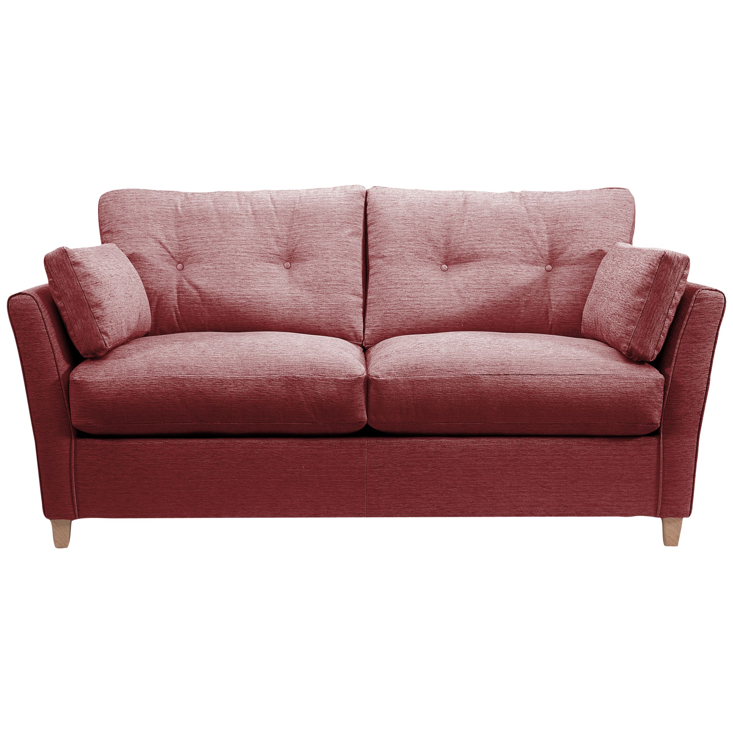 John Lewis Chopin Medium Sofa, Scarlet, width 184cm