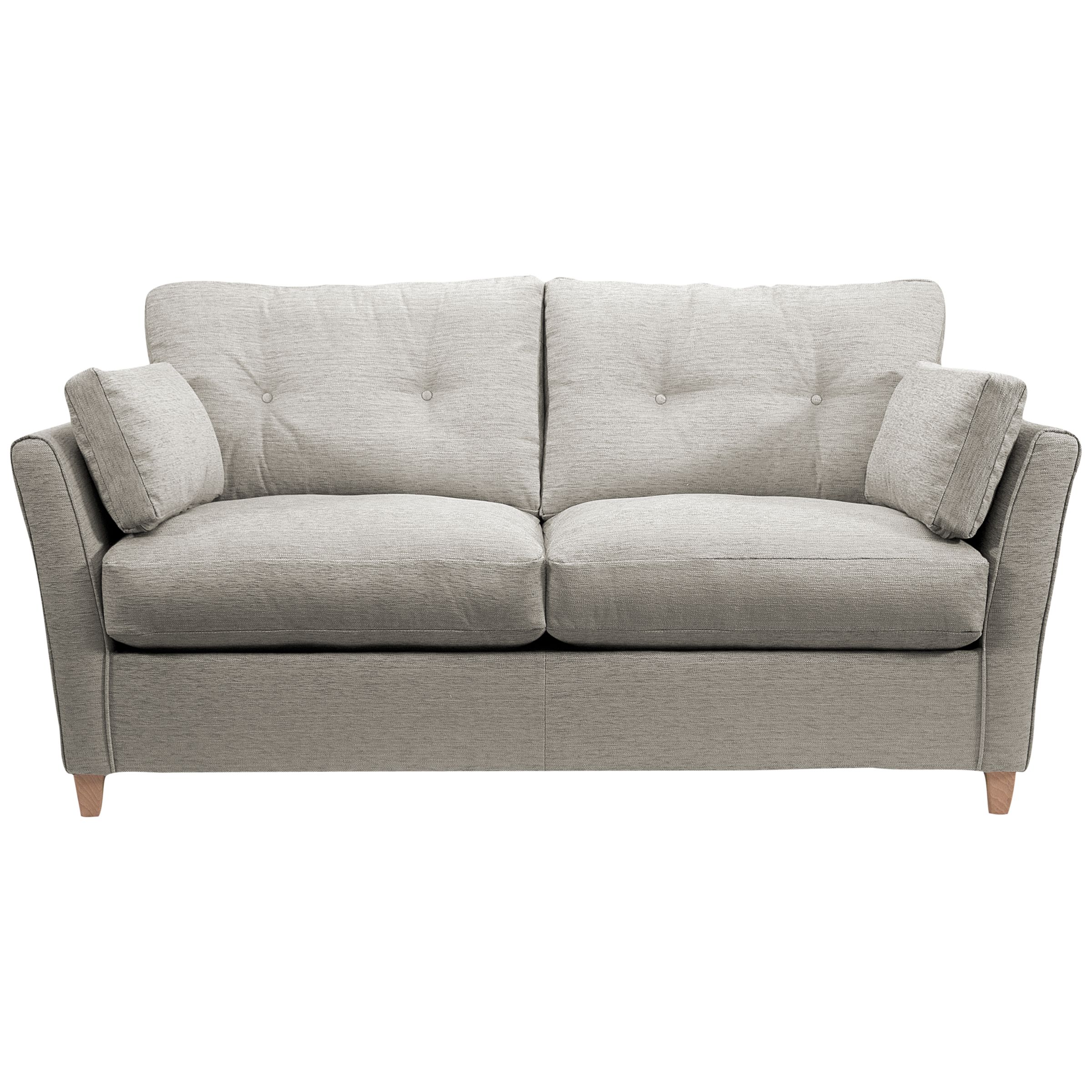 John Lewis Chopin Medium Sofa, Silver, width 184cm