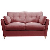 John Lewis Chopin Small Sofa, Scarlet, width 164cm