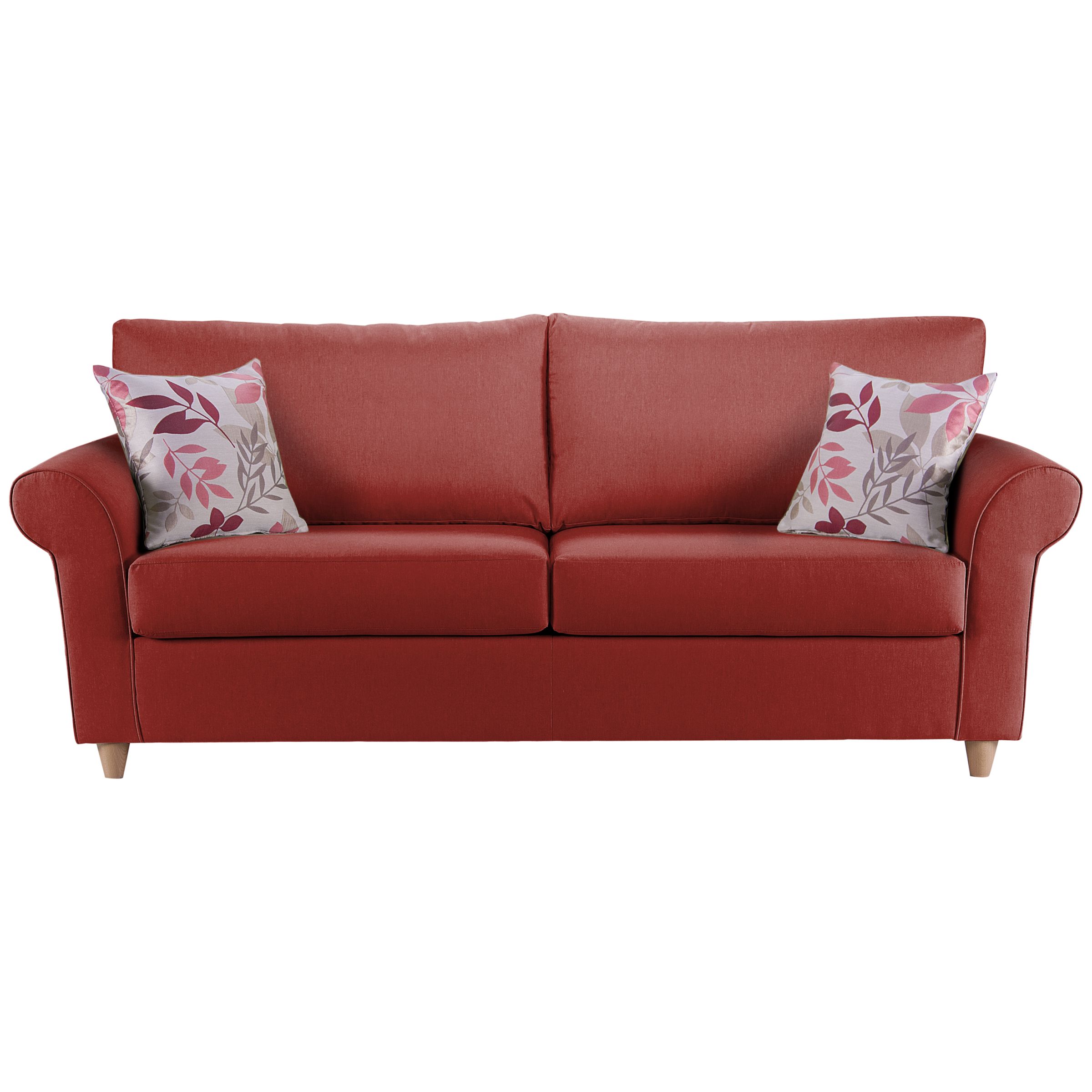 John Lewis Gershwin Grand Sofabed with Open Sprung Mattress, Rouge at John Lewis