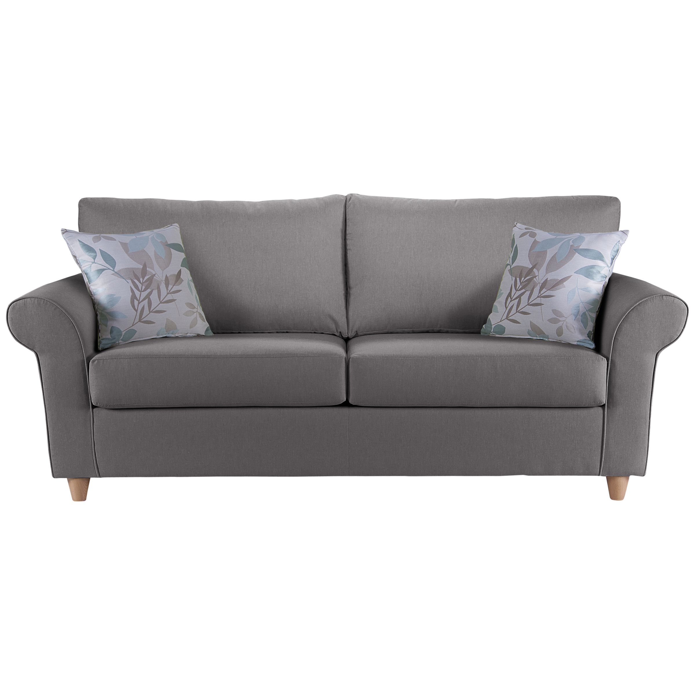 John Lewis Gershwin Large Sofabed with Memory Foam Mattress, Clay at John Lewis