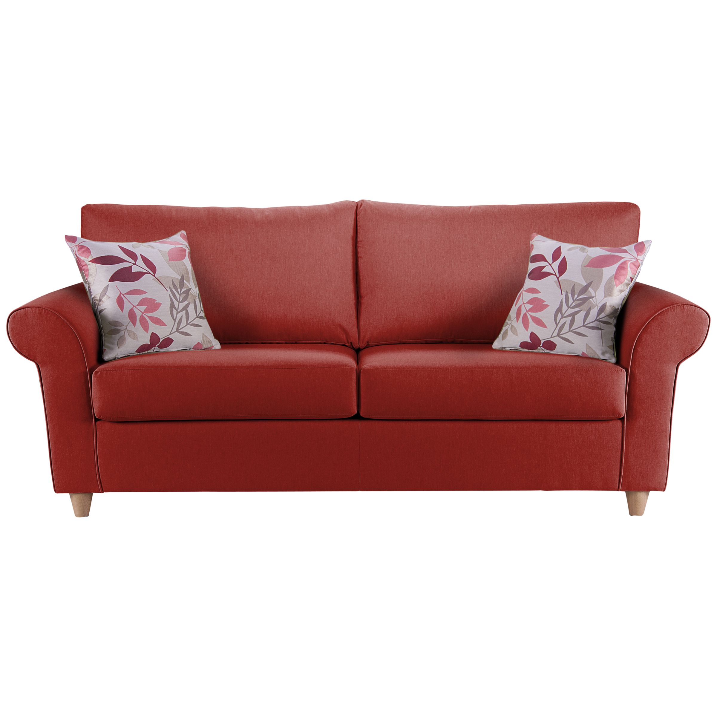John Lewis Gershwin Large Sofabed with Pocket Sprung Mattress, Rouge at John Lewis