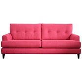 John Lewis Lainie Large Sofa, Fuchsia, width 195cm