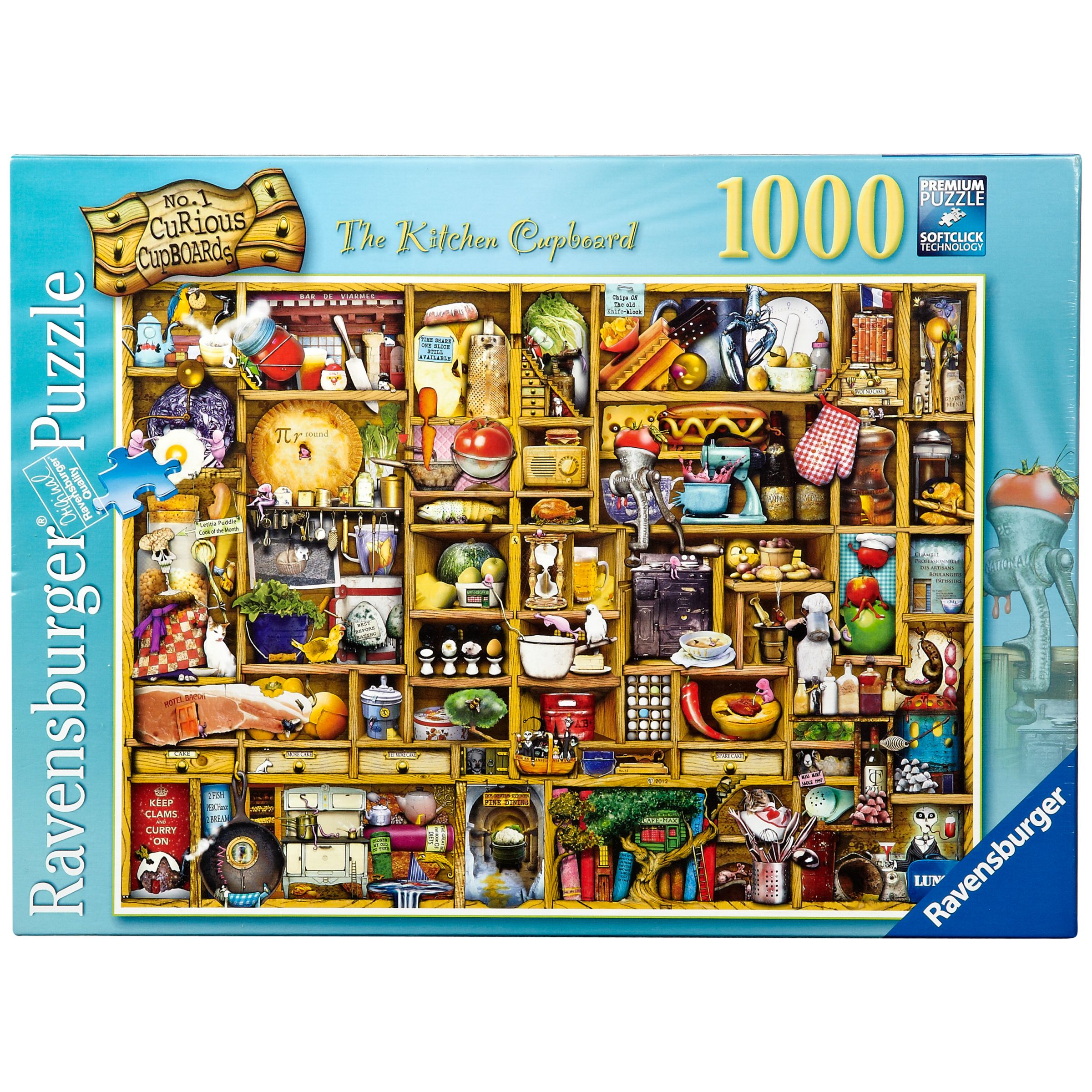 Ravensburger Curious Kitchen Cupboard 1000 Piece Puzzle