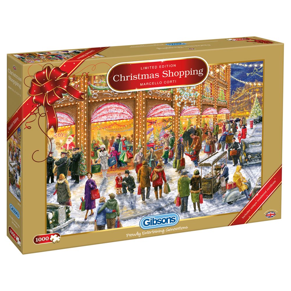 Gibson & Son Limited Edition Christmas Shopping 1000 Piece Puzzle