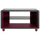 Optimum Concept 800 TV Stand for up to 32-inch TVs, Berry, width 80cm