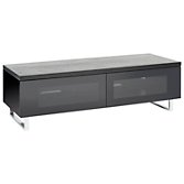 Techlink PM120B Panorama TV Stand for up to 47-inch TVs, Black, width 120cm