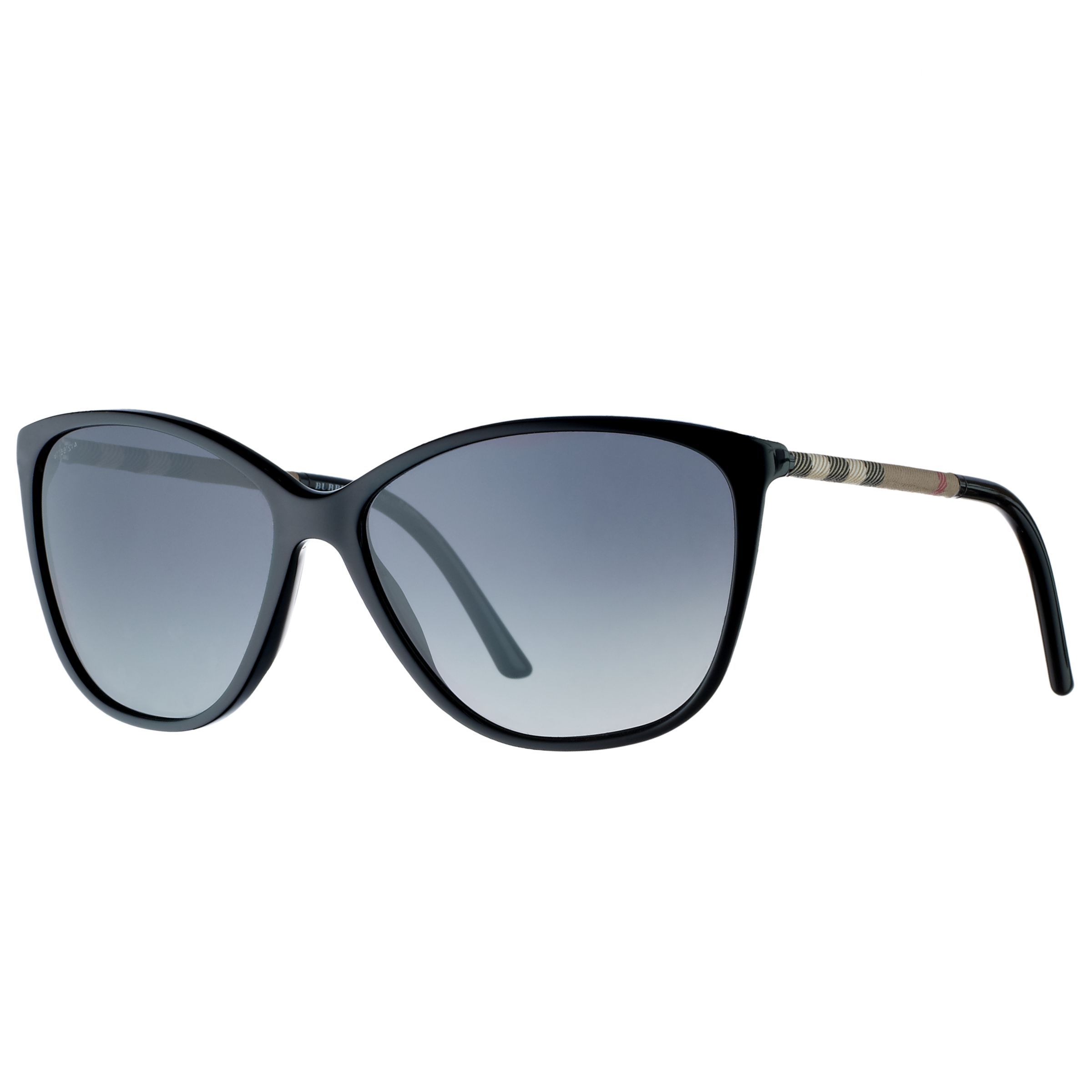 Burberry Cat's Eye Sunglasses, Black, Black
