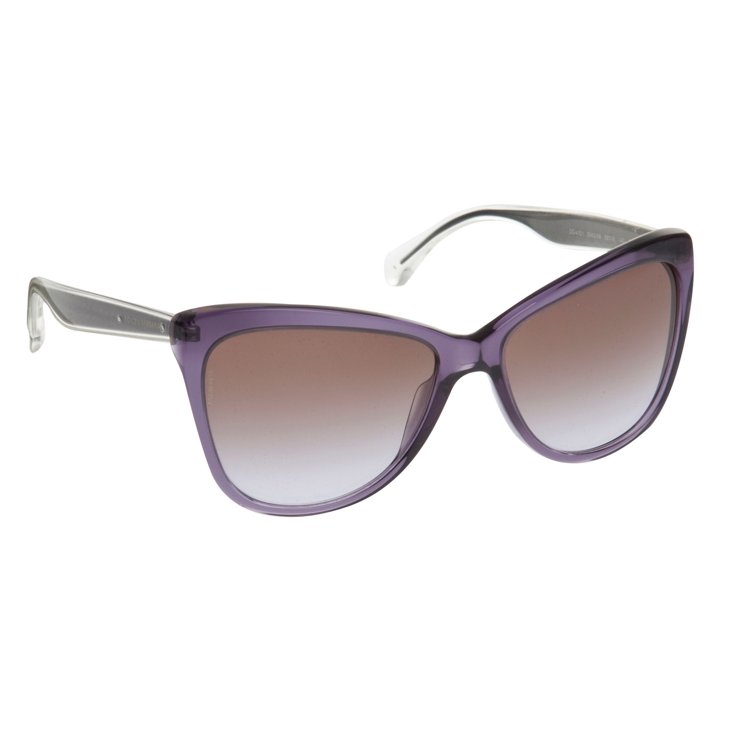 Dolce & Gabanna Mambo Catseye Sunglasses, Purple