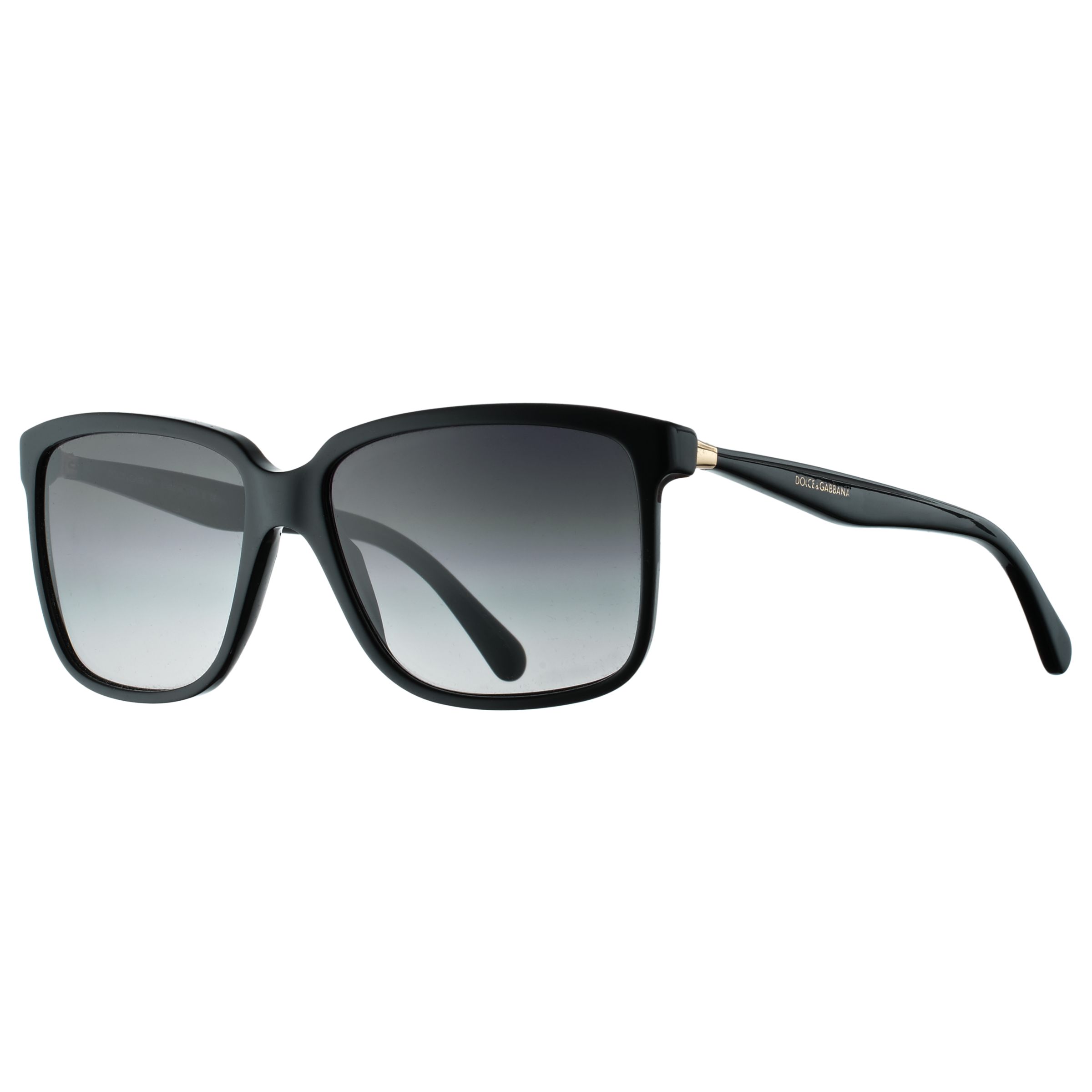 Dolce & Gabbana Square Bustier Sunglasses, Black