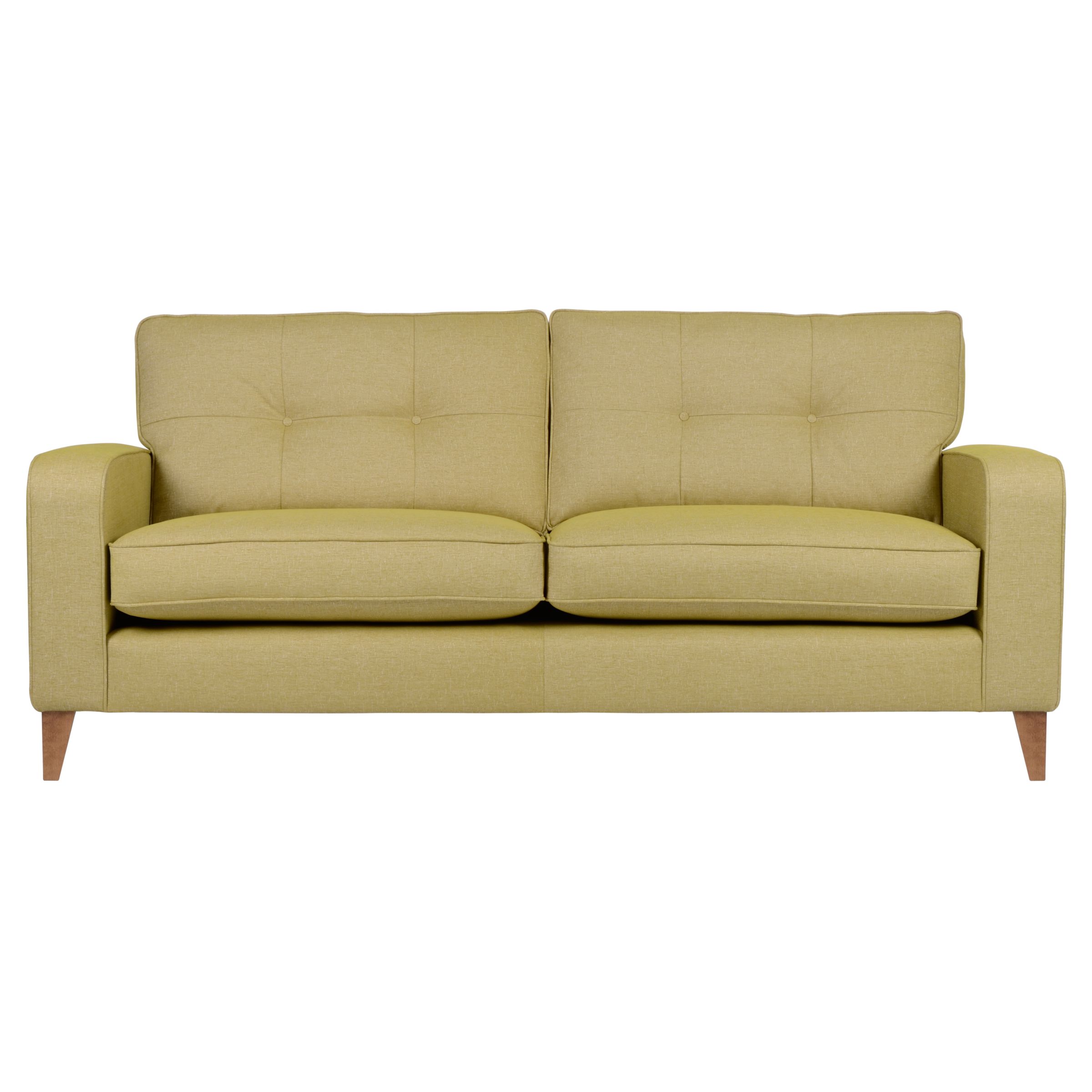 John Lewis Fred Large Sofa, Verve Lime, width 199cm