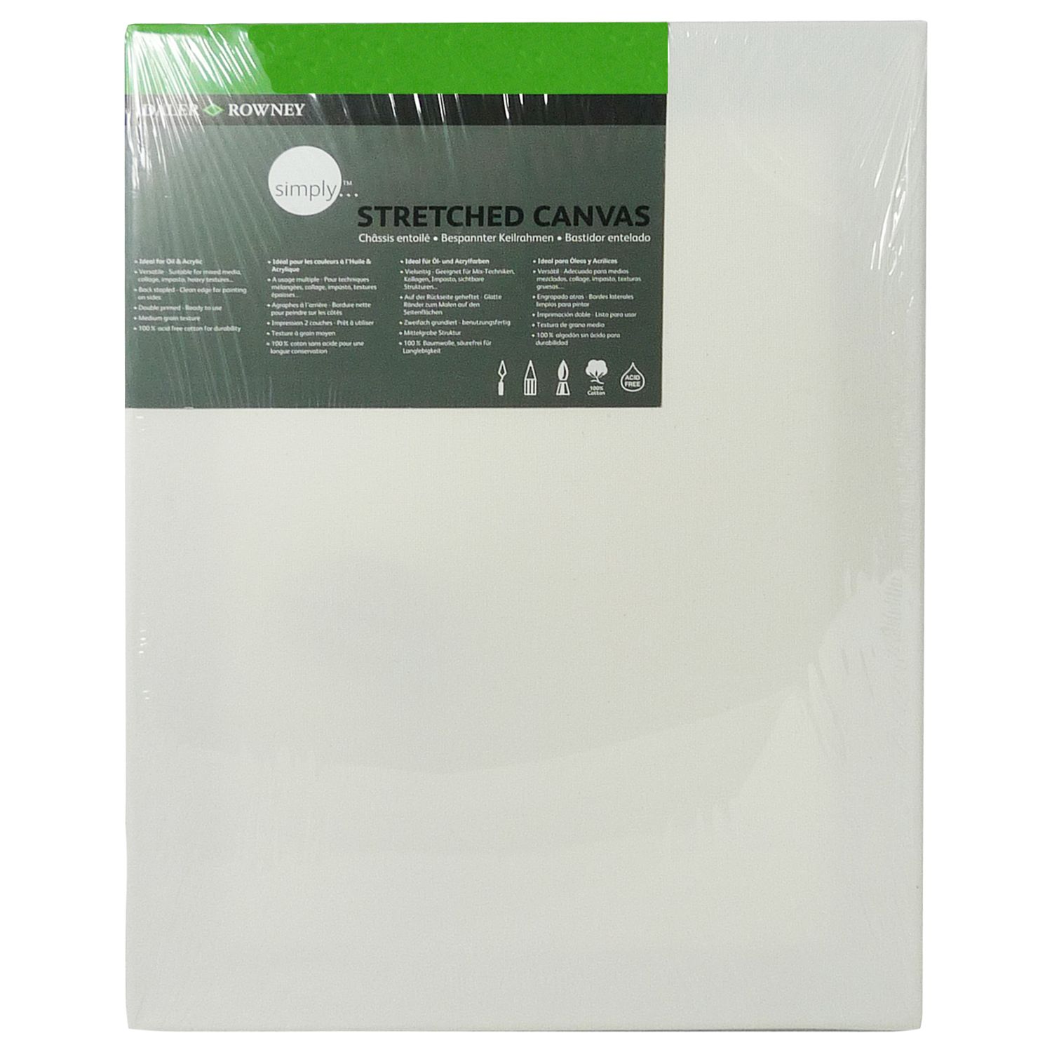 Daler-Rowney Stretched Canvas, 40 x 30cm