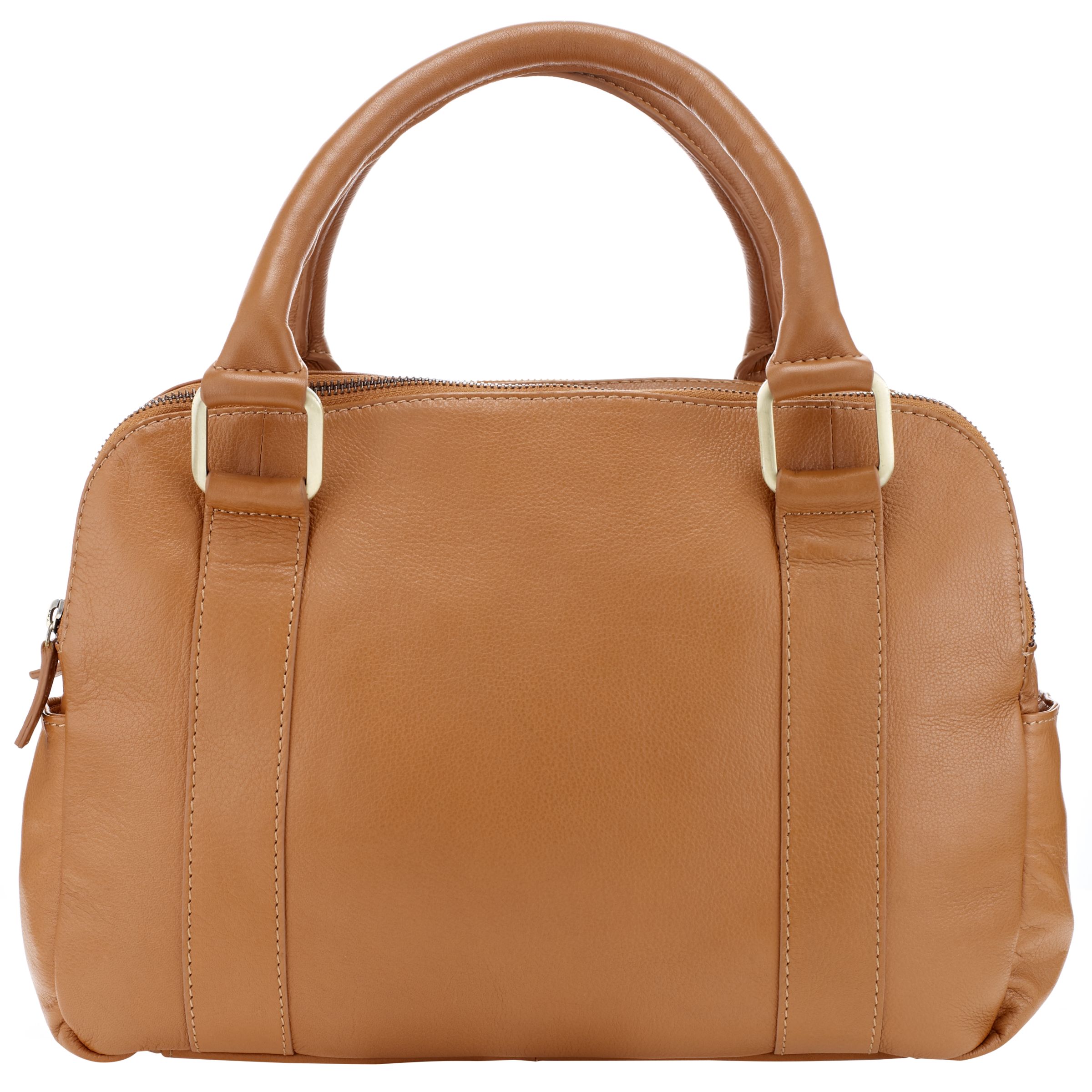 John Lewis Triple Handbag, Tan