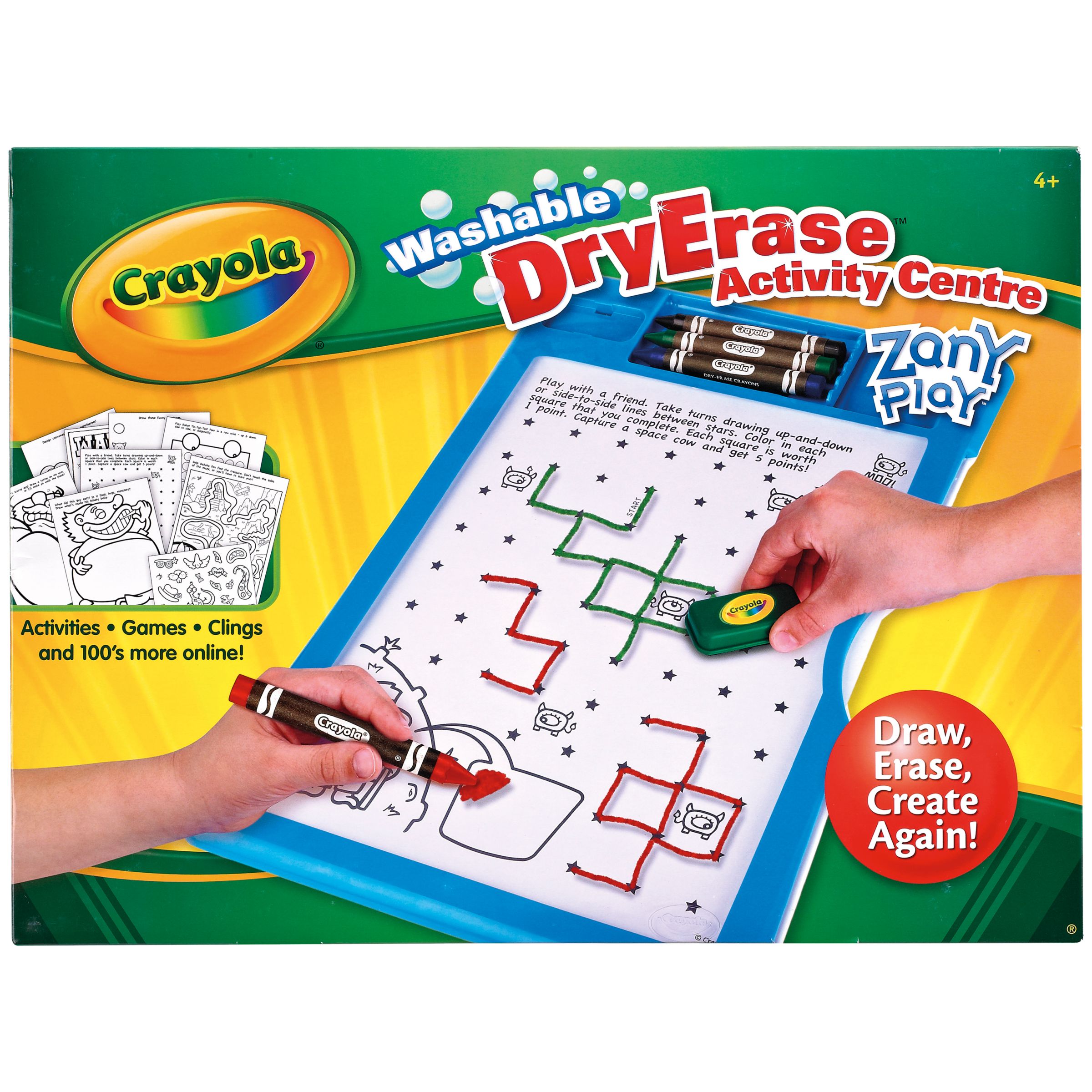 Crayola Washable DryErase Centre, Zany Play Edition