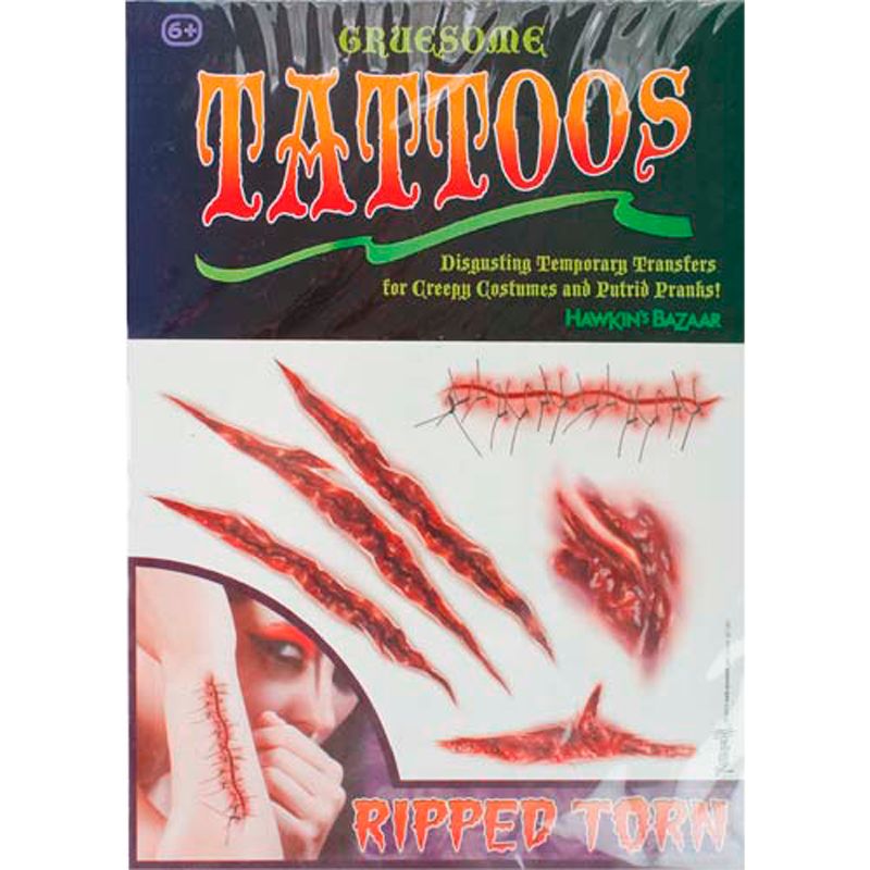 Gruesome Temporary Tattoos
