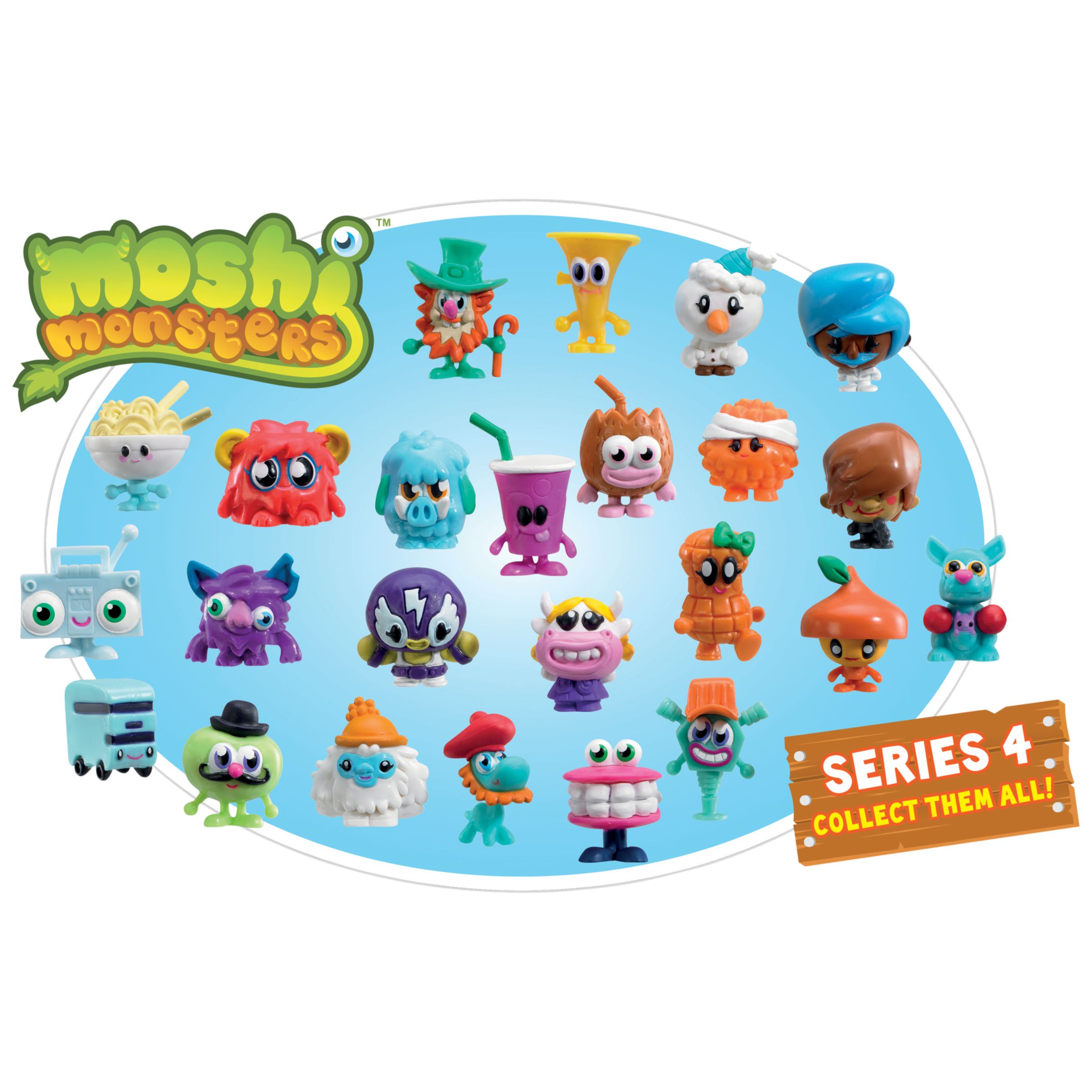 Moshi Monsters Blister Pack, Series 4, Assorted