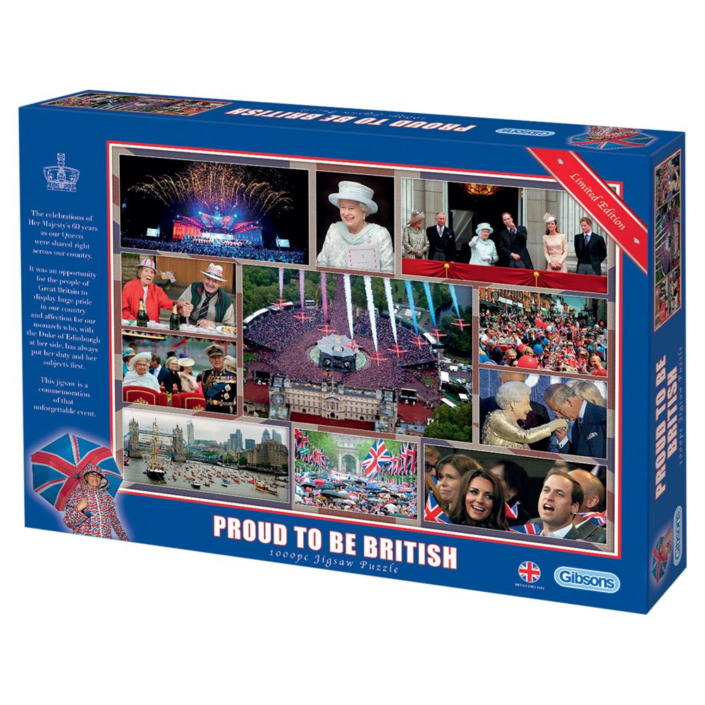 Gibson & Son Proud To Be British 1000 Piece Puzzle