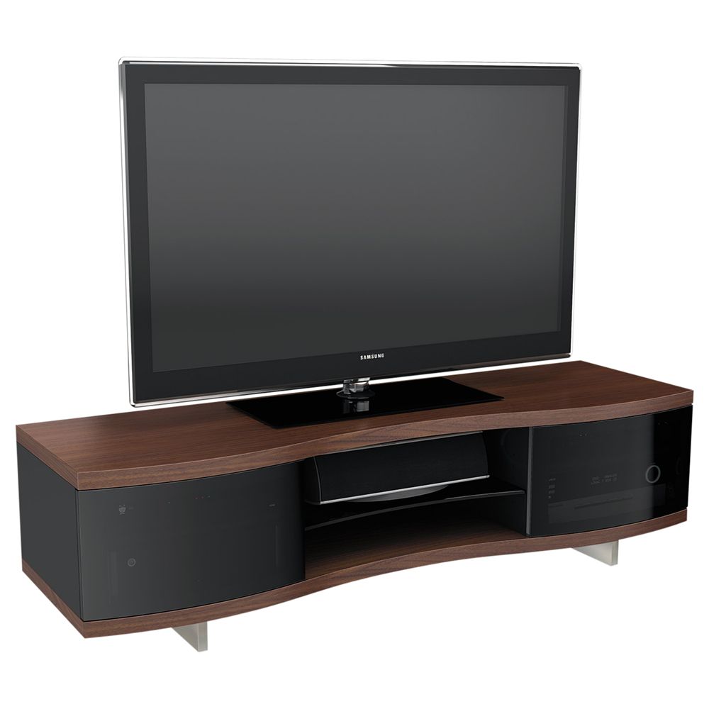 BDI Ola 8137 TV Stand for up to 65-inch TVs, Chocolate Stained Walnut, width 175cm