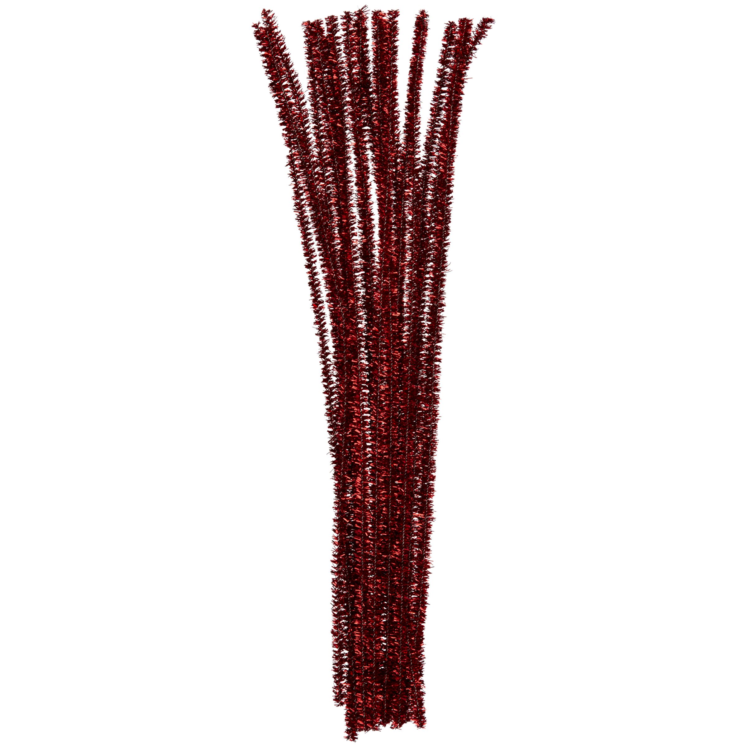 John Lewis Pipe Cleaners, Pack of 30, Red