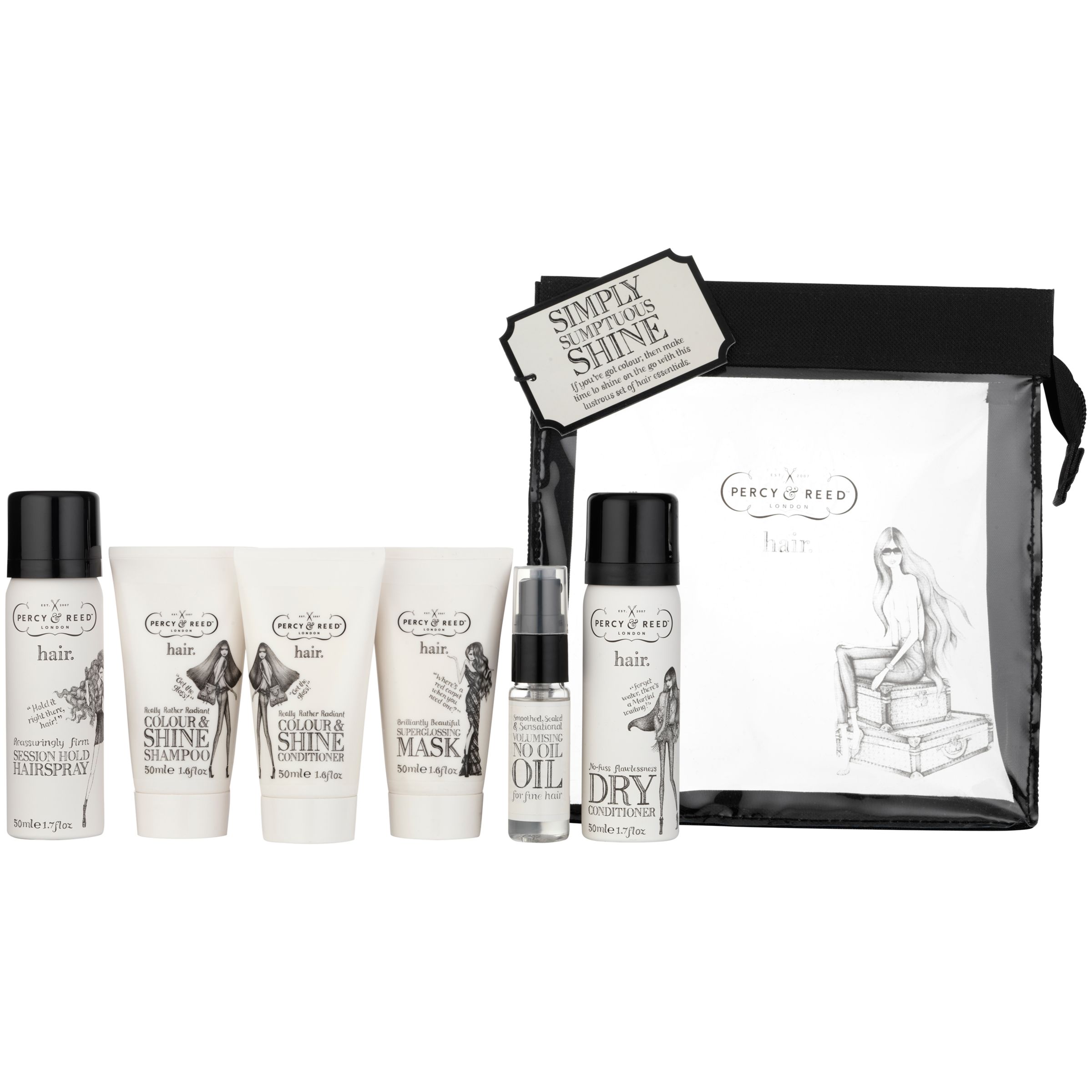 Percy & Reed Colour and Shine Travel Set