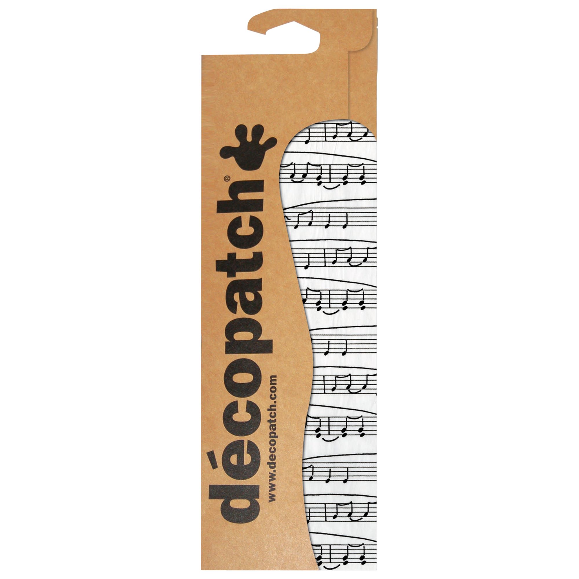Decopatch Paper, Pack of 3, White Music