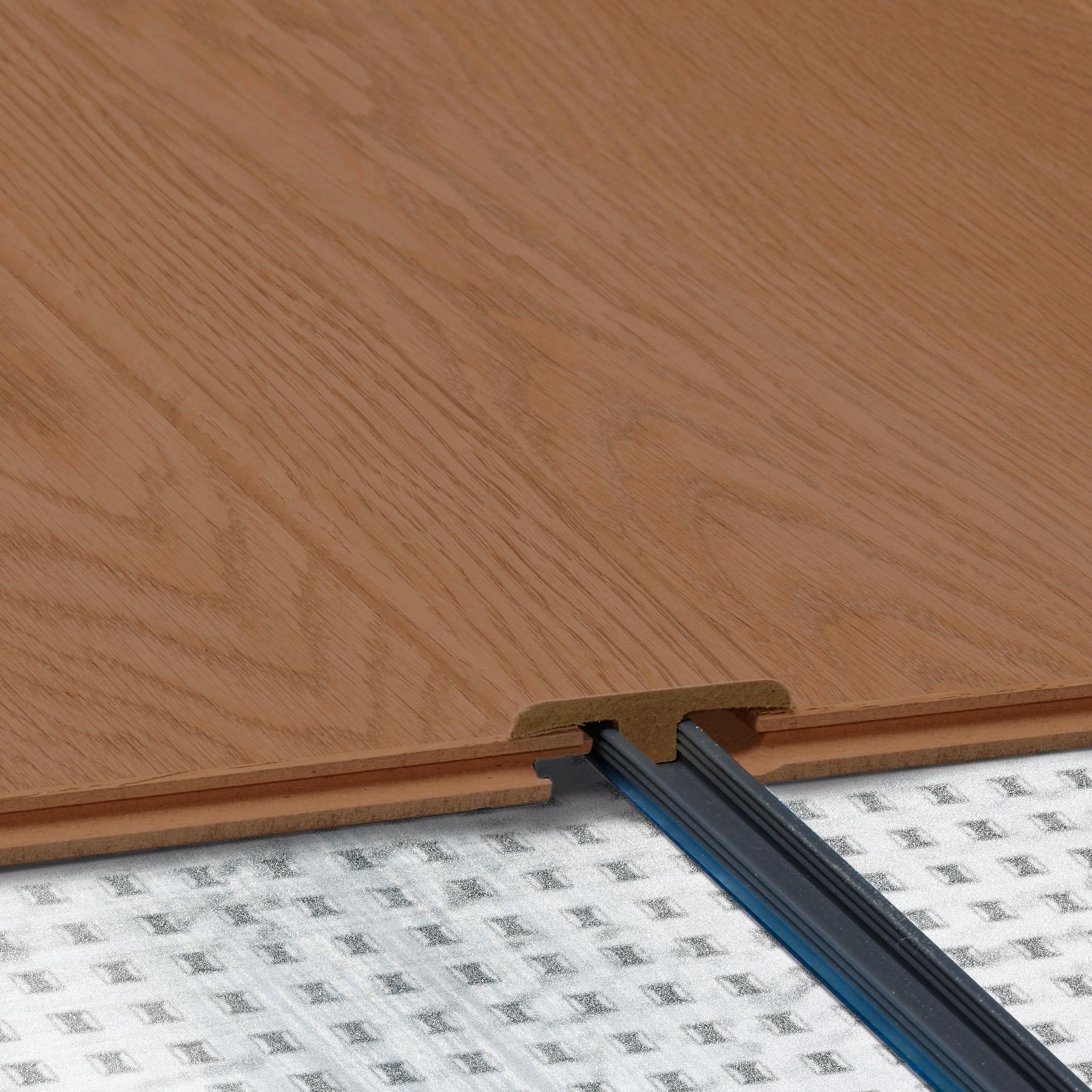 Balterio True Match Floor T-Bar, Smoked Oak, 1.2m