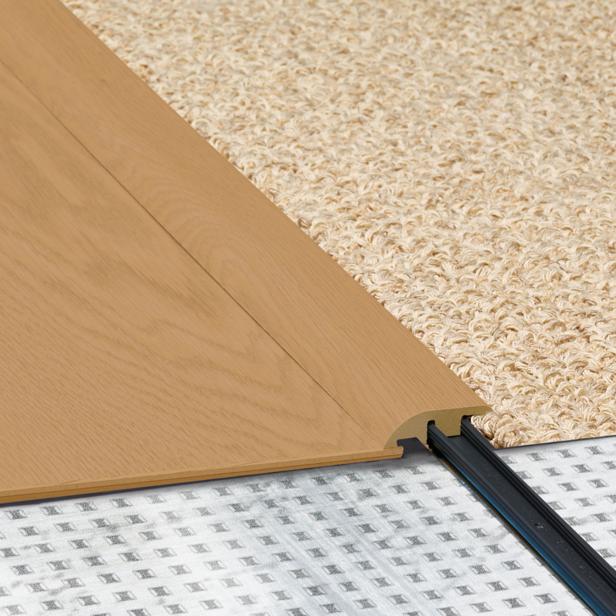 Balterio True Match Floor Ramp, Barley Oak, 1.2m