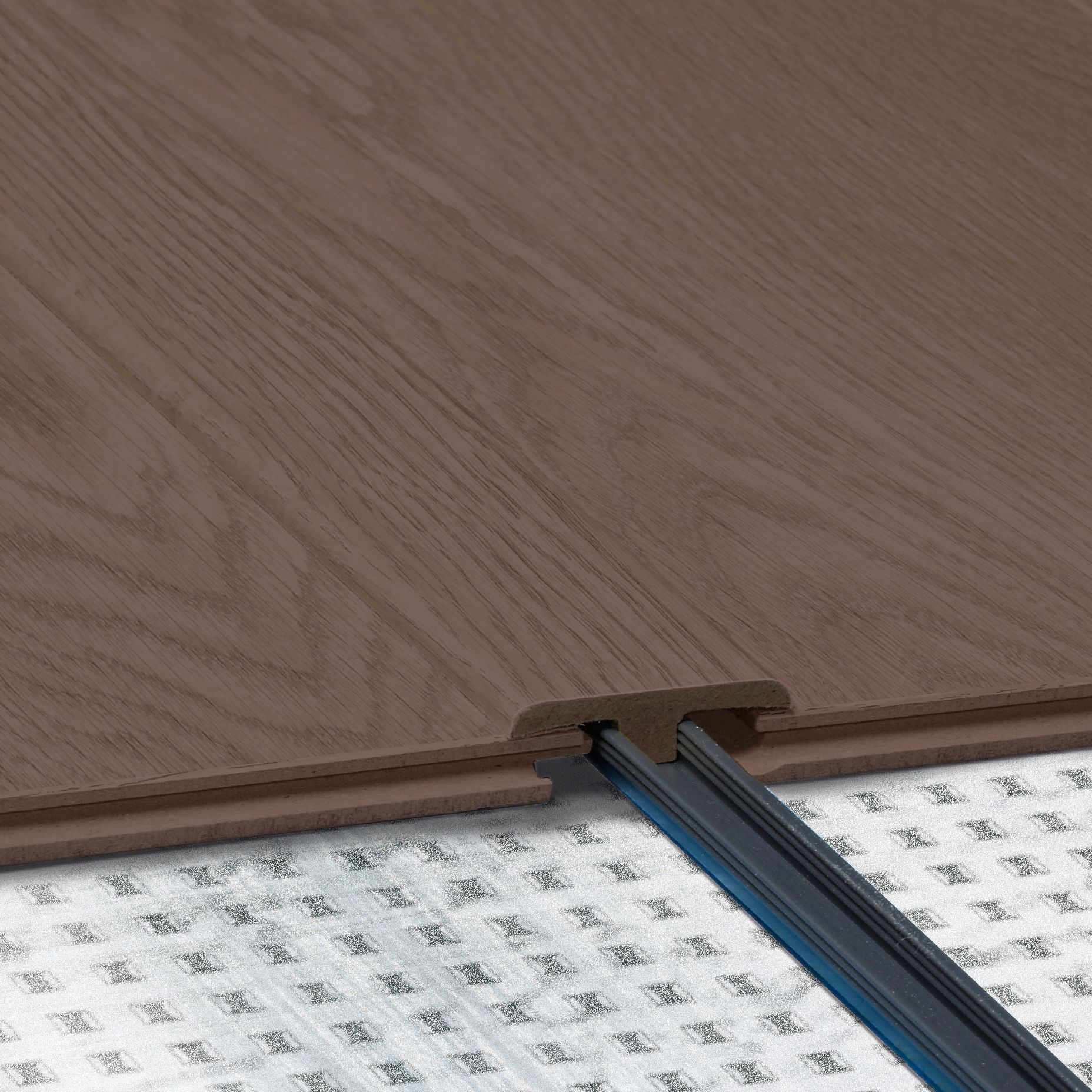 Balterio True Match Floor T-Bar, Victorian Oak, 1.2m