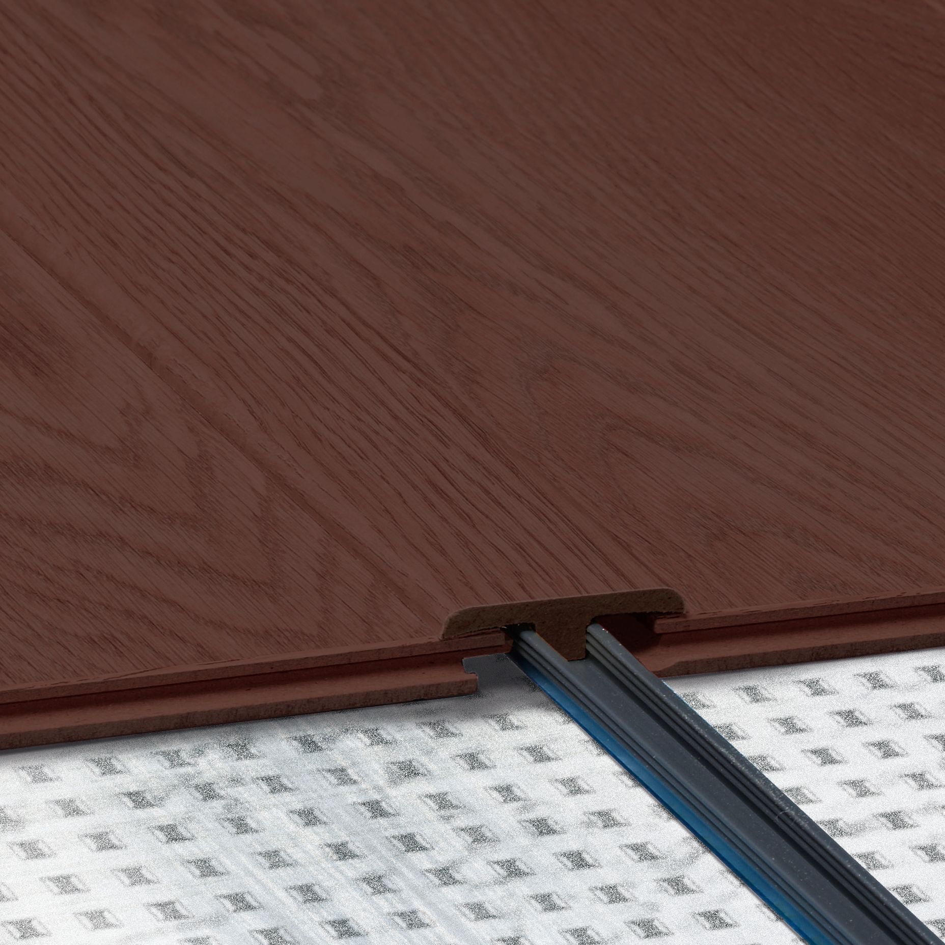 Balterio True Match Floor T-Bar, Thermo Ash, 1.2m