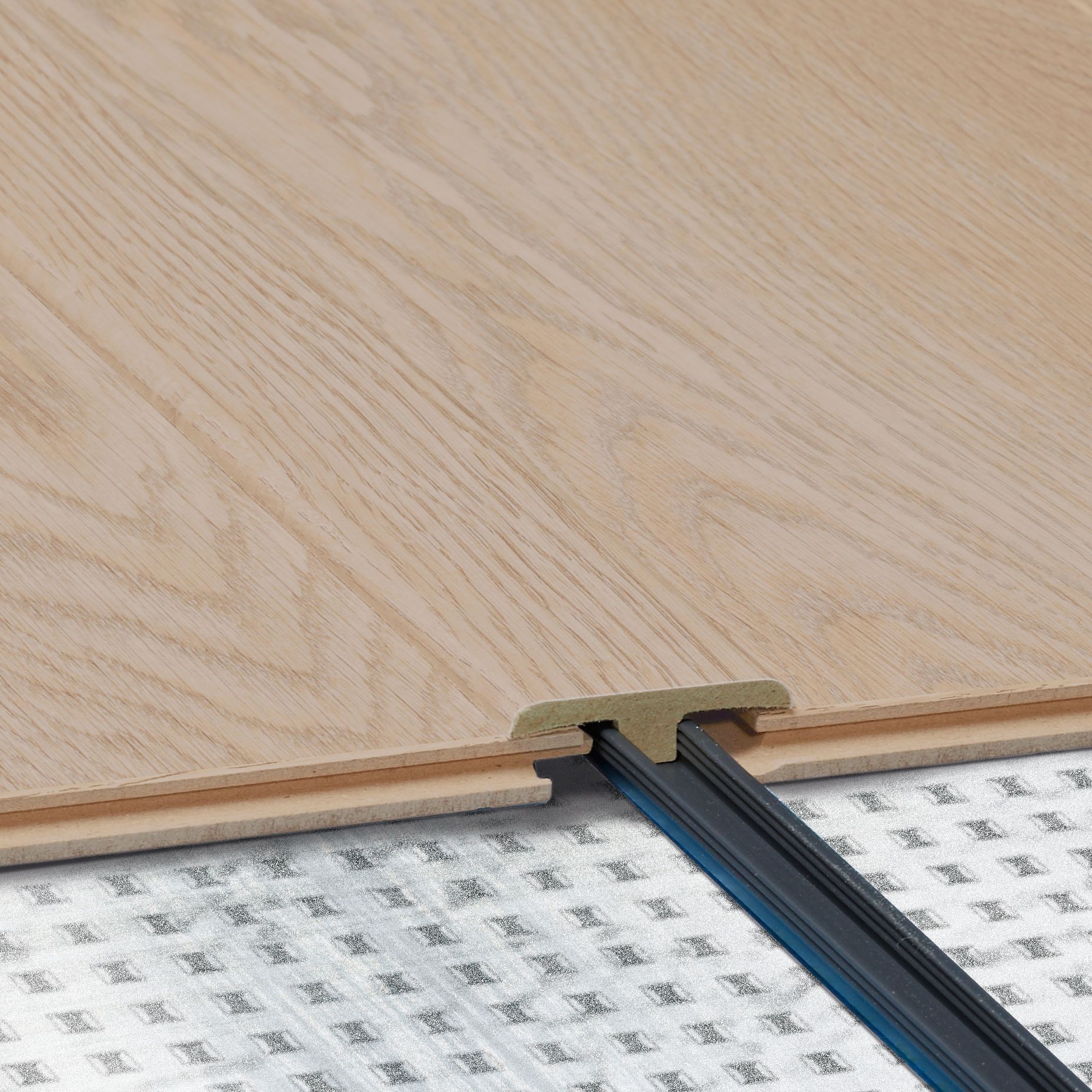 Balterio True Match Floor T-Bar, Aged Castle Oak, 1.2m