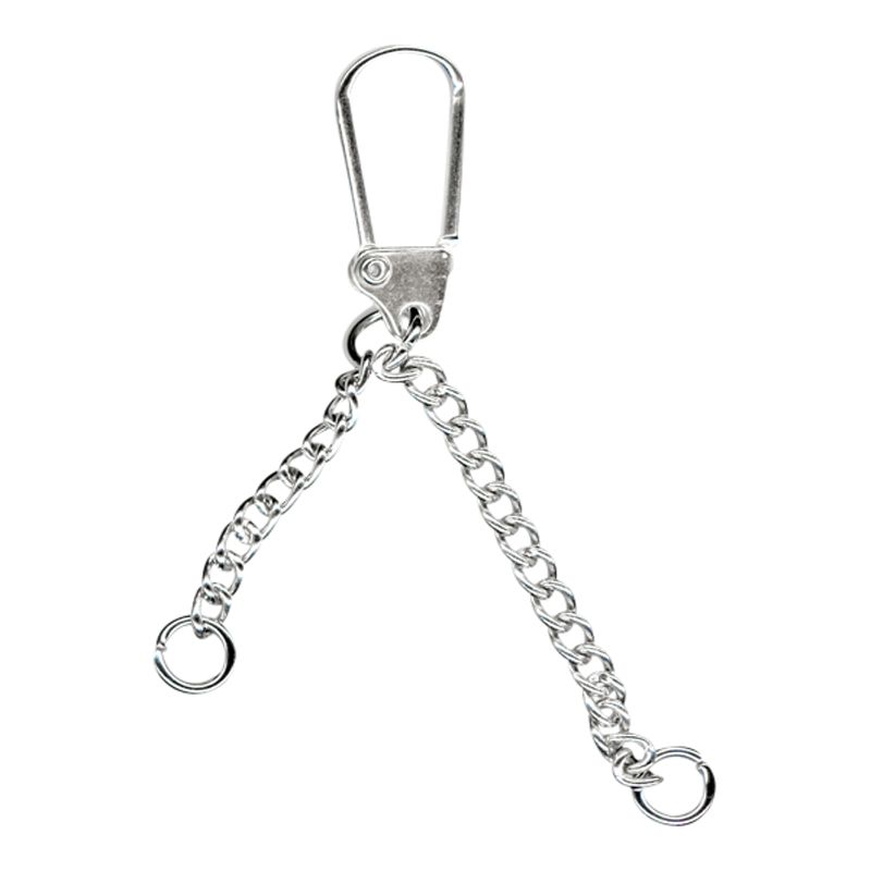 John Lewis Keyring Chains, Pack of 3, Silver Plated