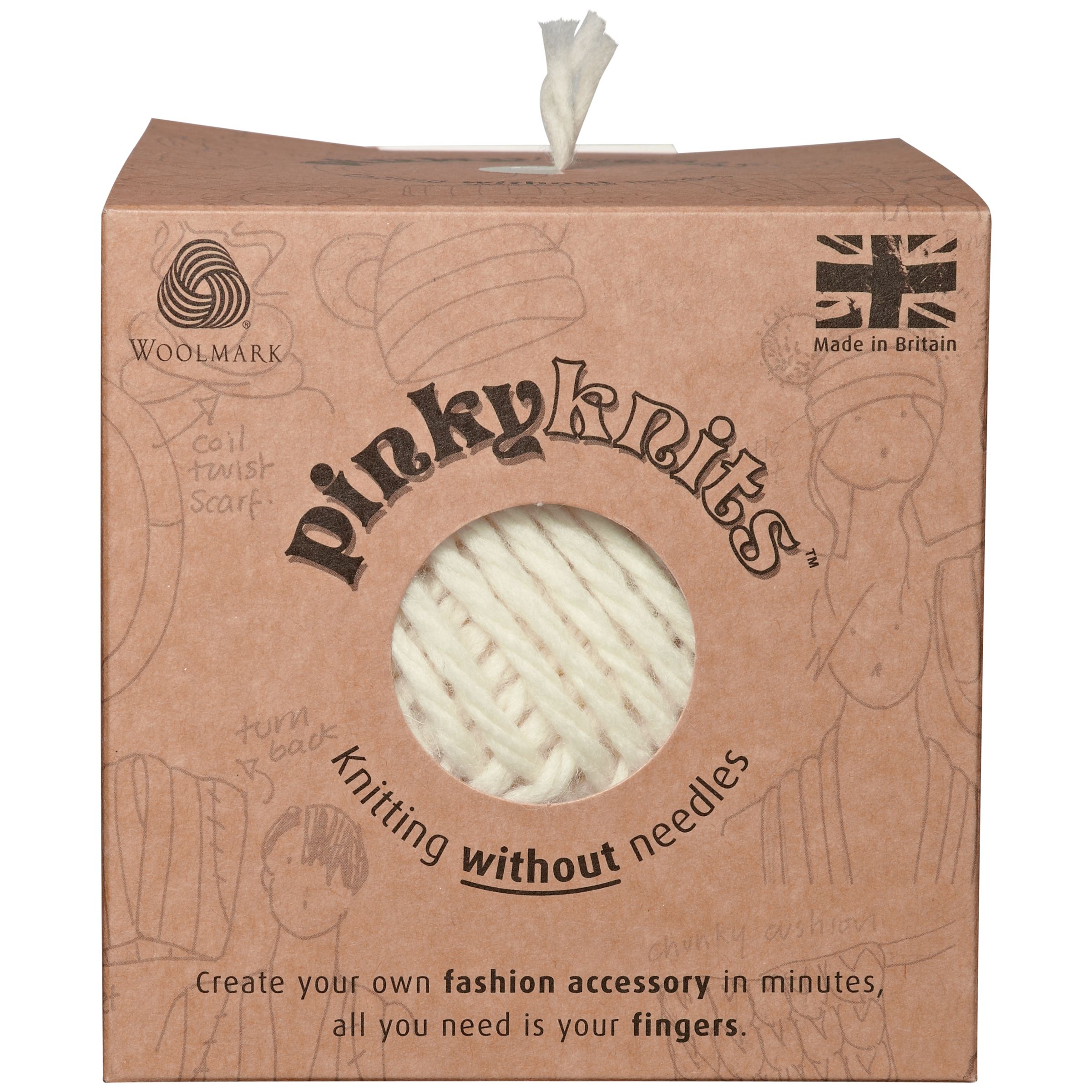 Pinky Knits Kit, Cream
