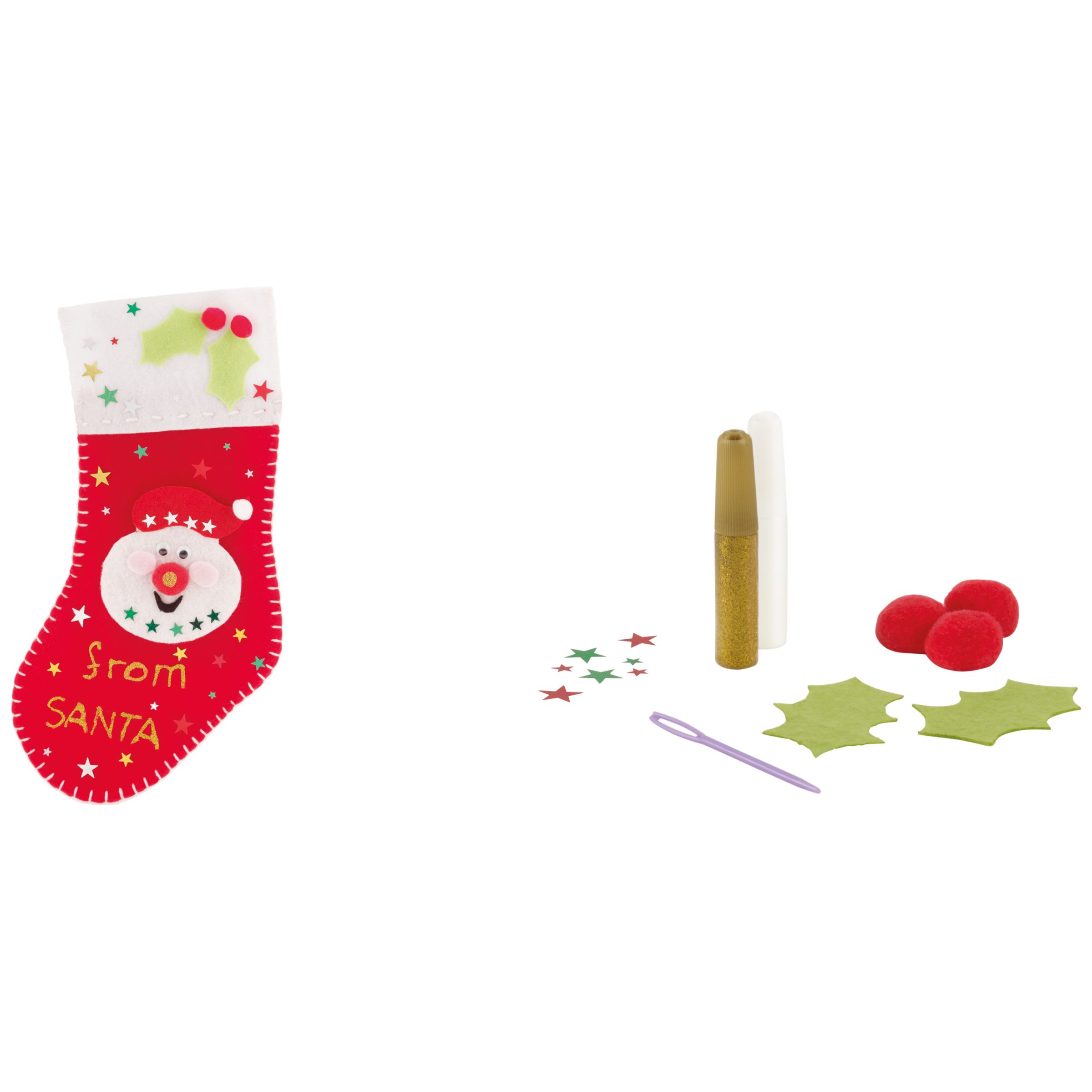 John Lewis Make Your Own Christmas Stocking Kit