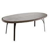 John Lewis Corsica 6 Seater Round Outdoor Dining Table, width 180cm