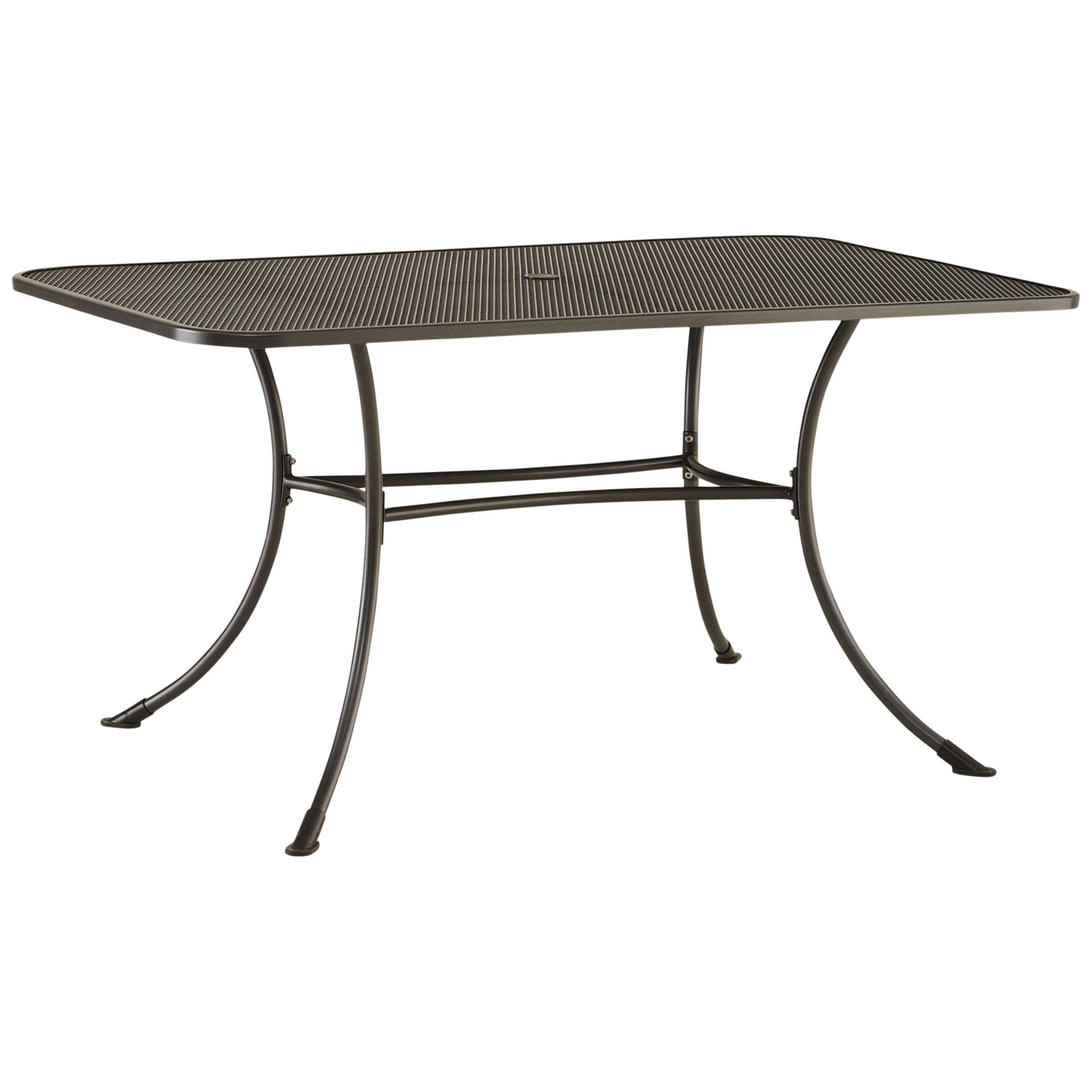 Henley by Kettler Rectangular 6 Seater Outdoor Dining Table, width 160cm