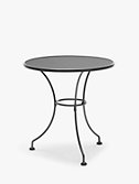Henley by Kettler Round 2 Seater Outdoor Dining Table, width 70cm