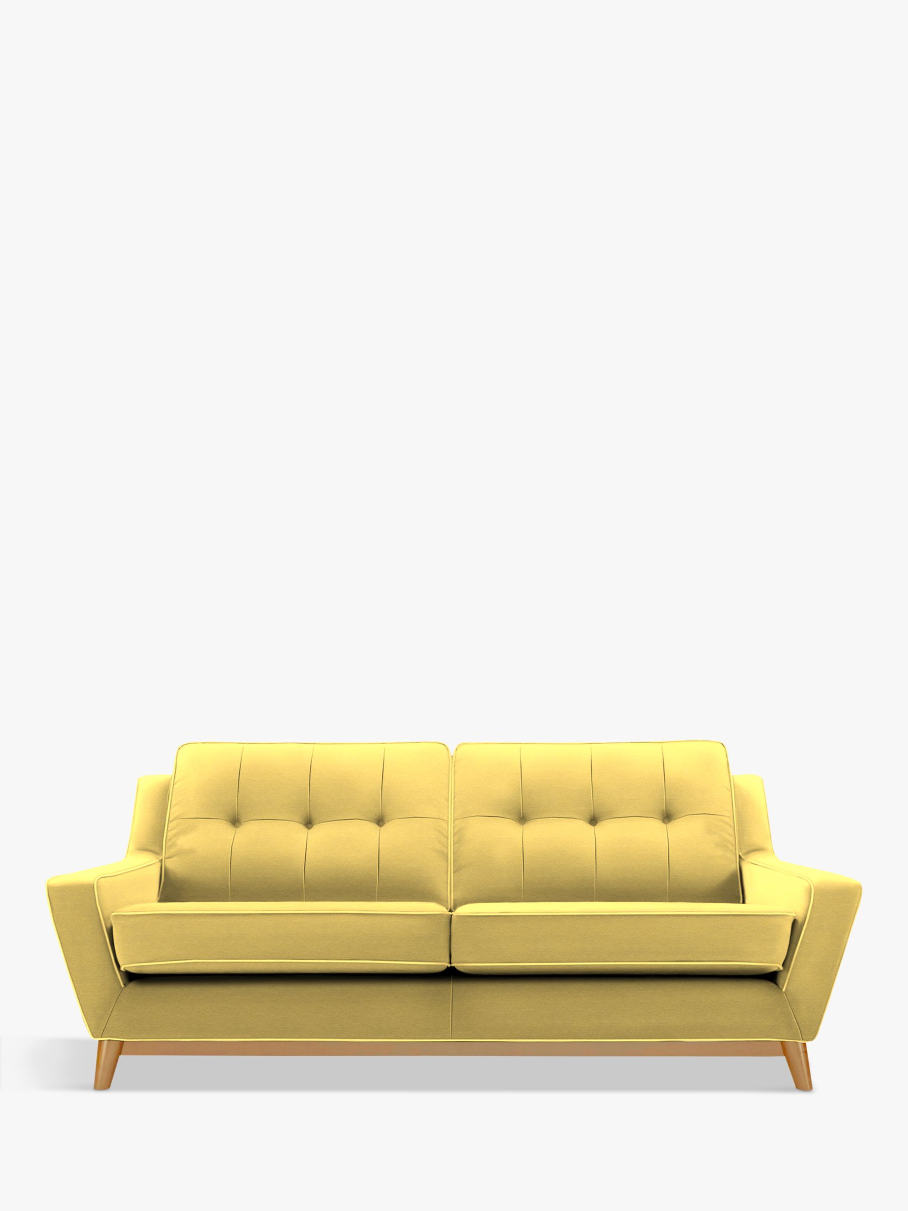 G Plan Vintage The Fifty Three Large Sofa, Tonic Mustard, width 199cm